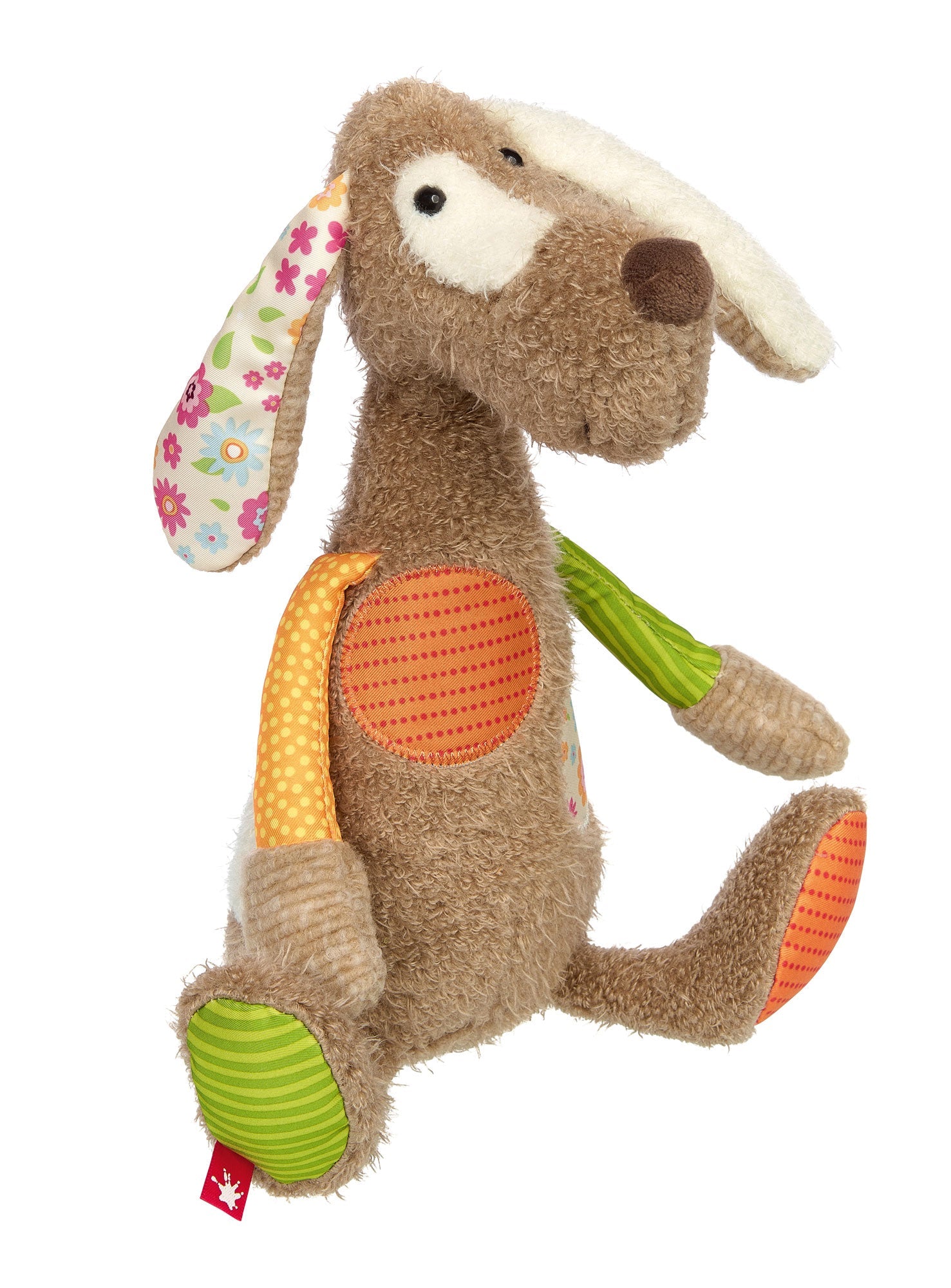 Patchwork Dog Plush Toy