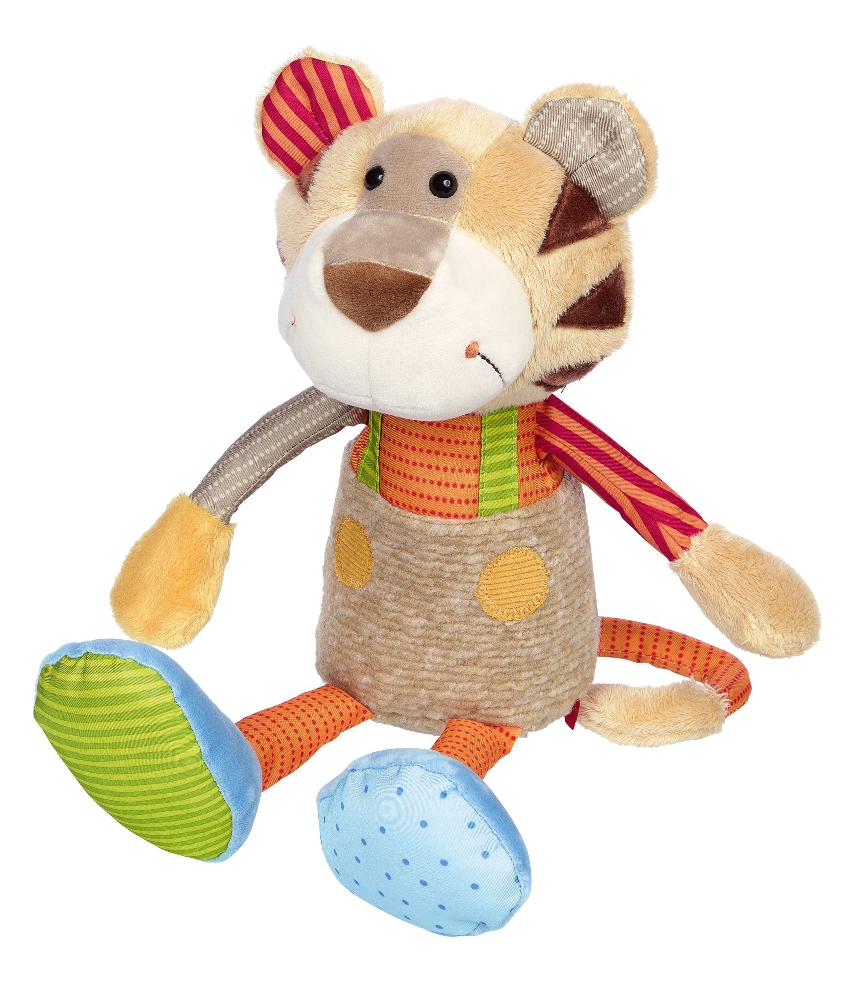 Patchwork Tiger Plush Toy