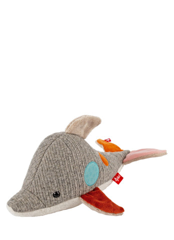 Patchwork Dolphin Plush Toy