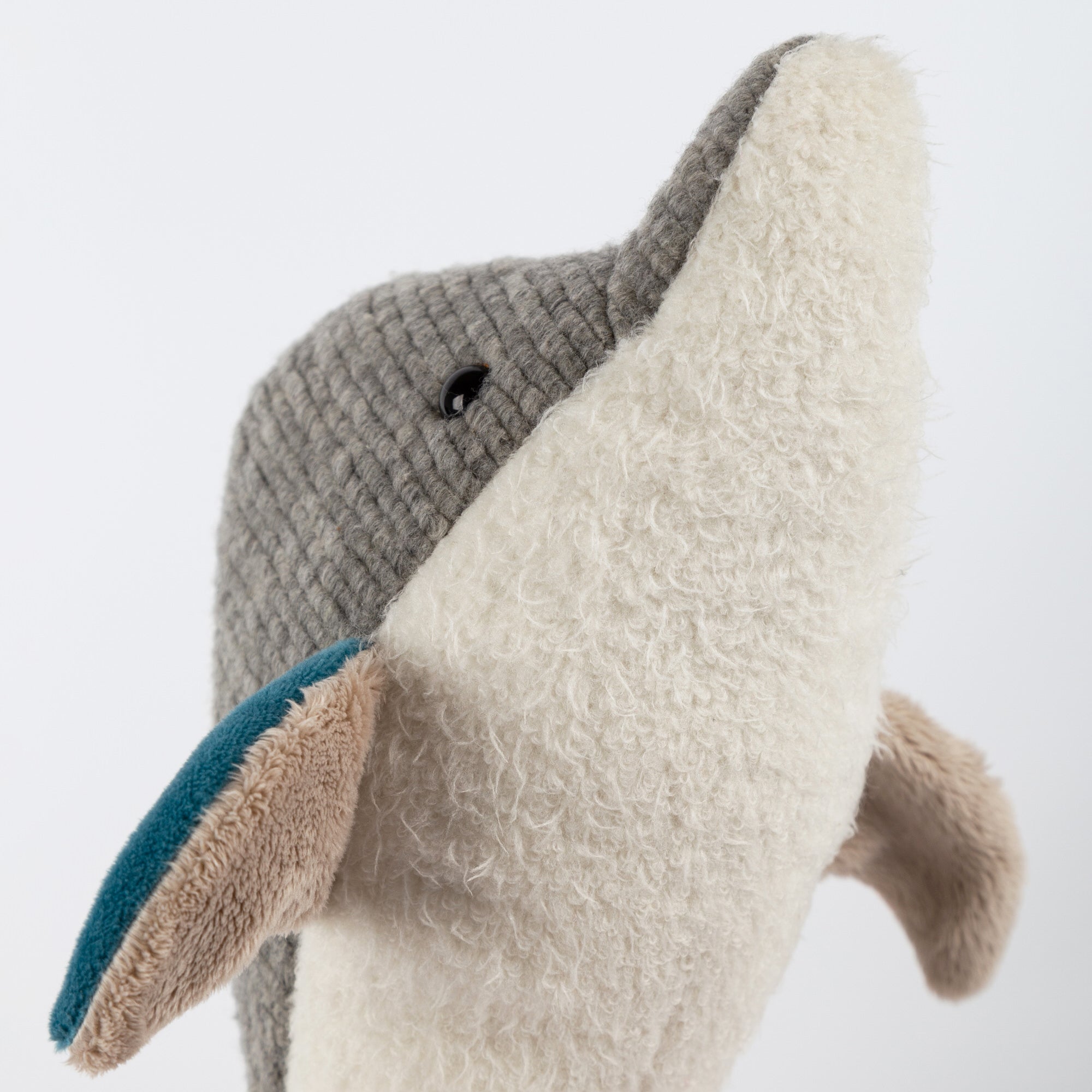 Patchwork Dolphin Plush Toy