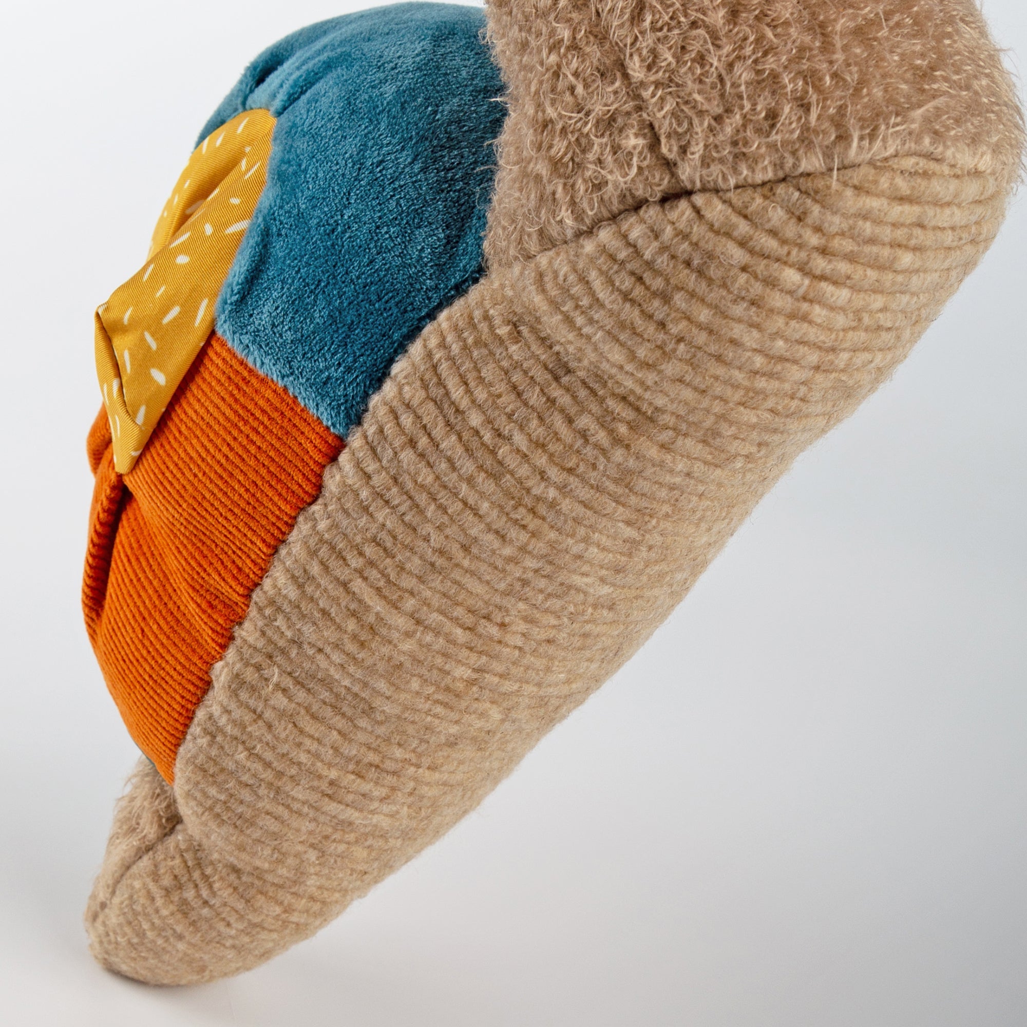 Patchwork Snail Plush Toy