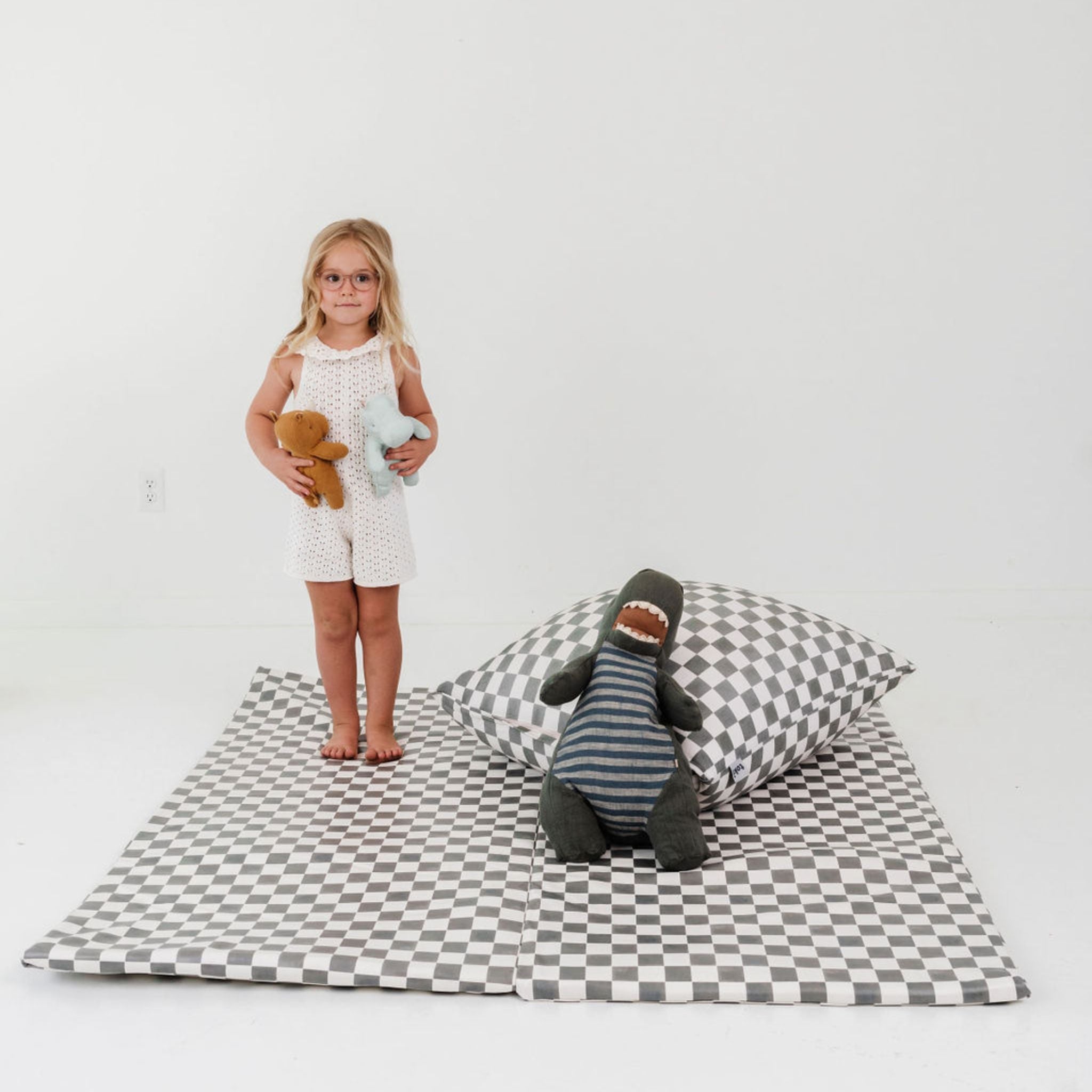 Checker Pepper Vegan Leather Mat