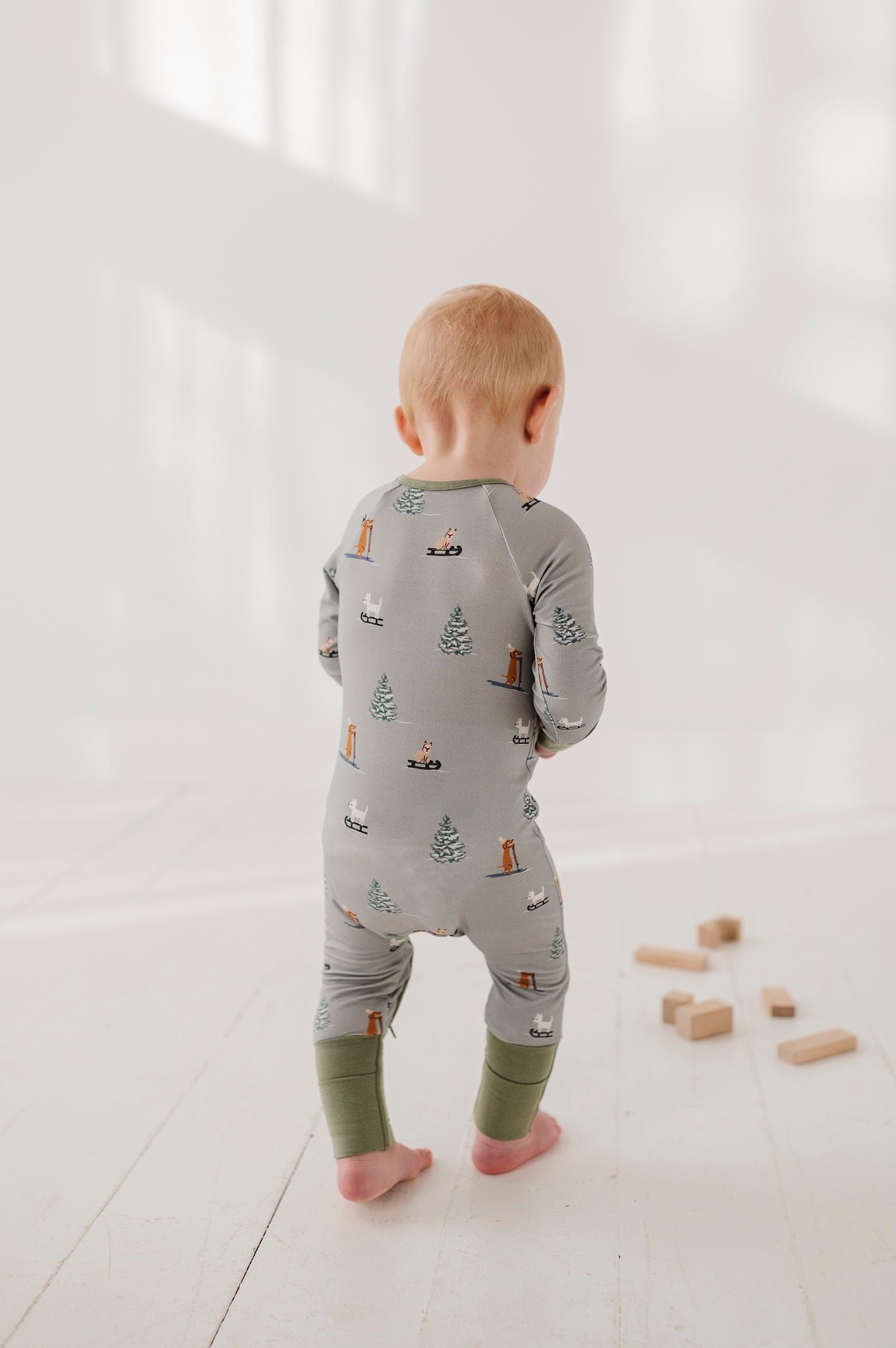 Long Sleeve Zip Romper