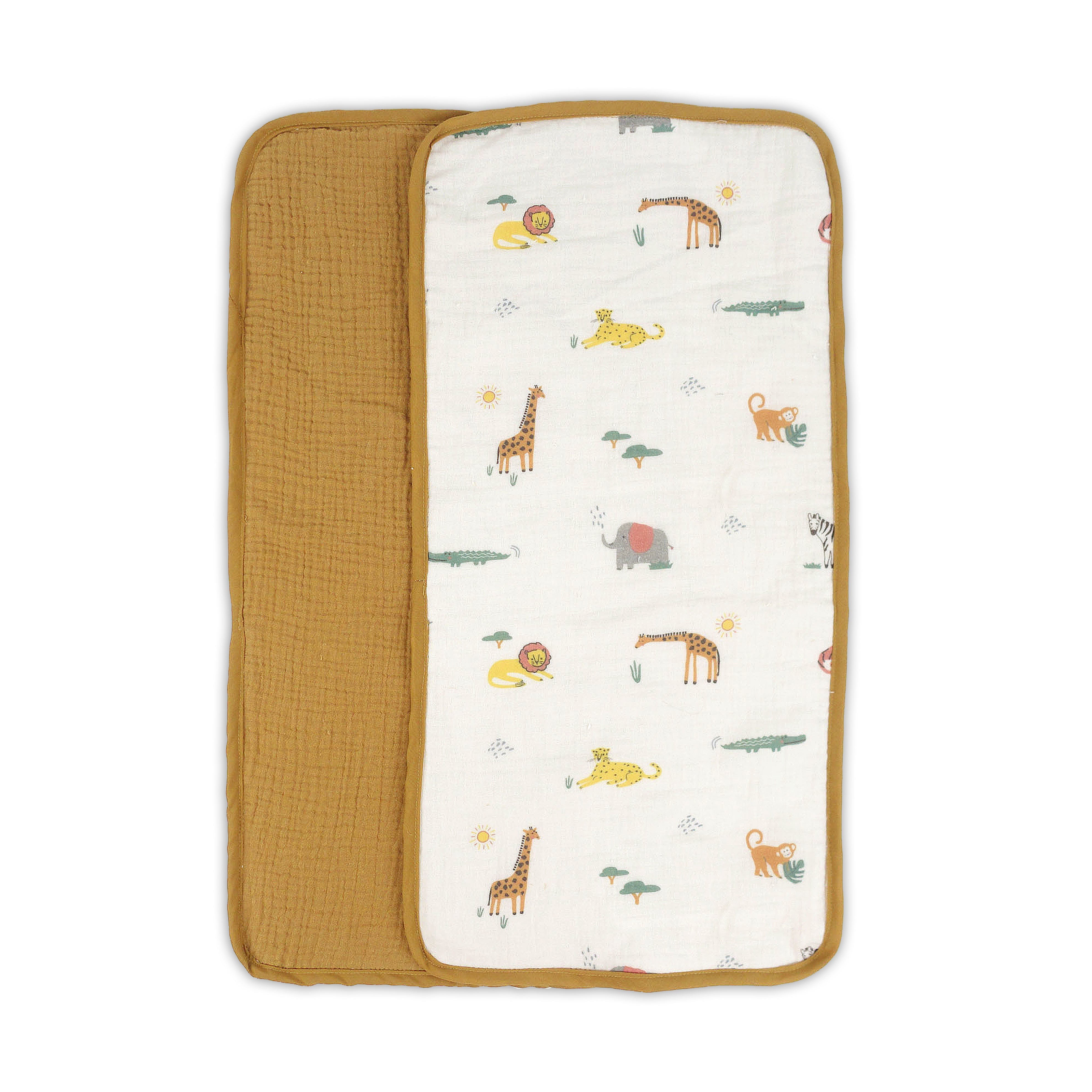 Animaux de Safari 2 Pk Burp Cloth Set Nursing & Feeding MON AMI   