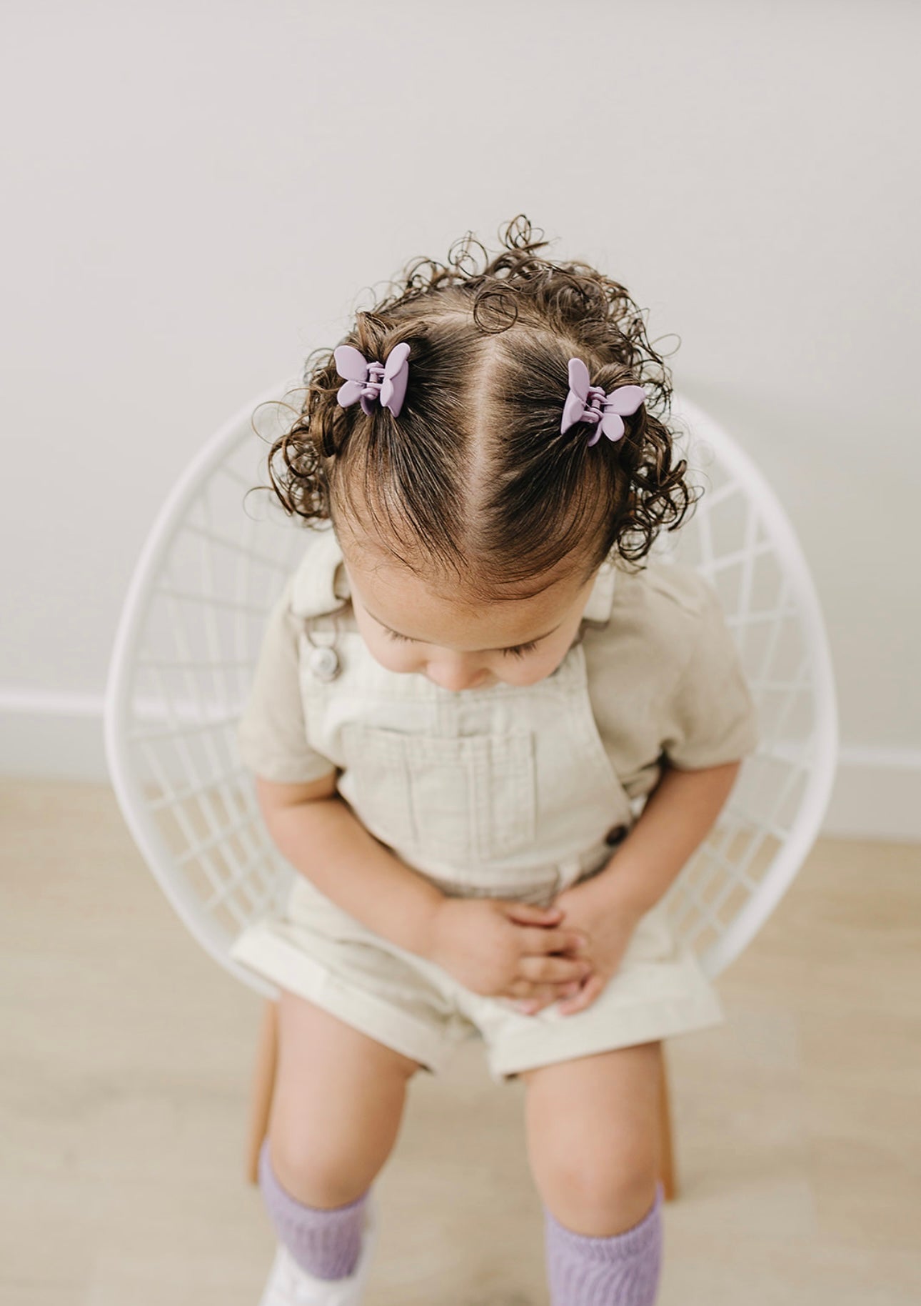 Mini butterfly claw clips