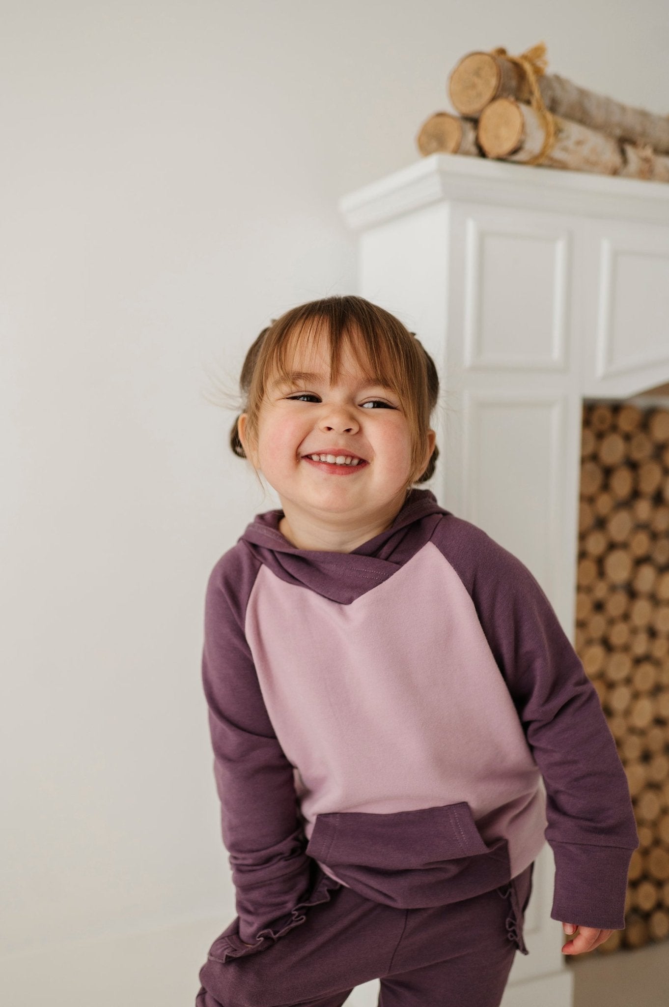 Girl's Raglan Hoodie
