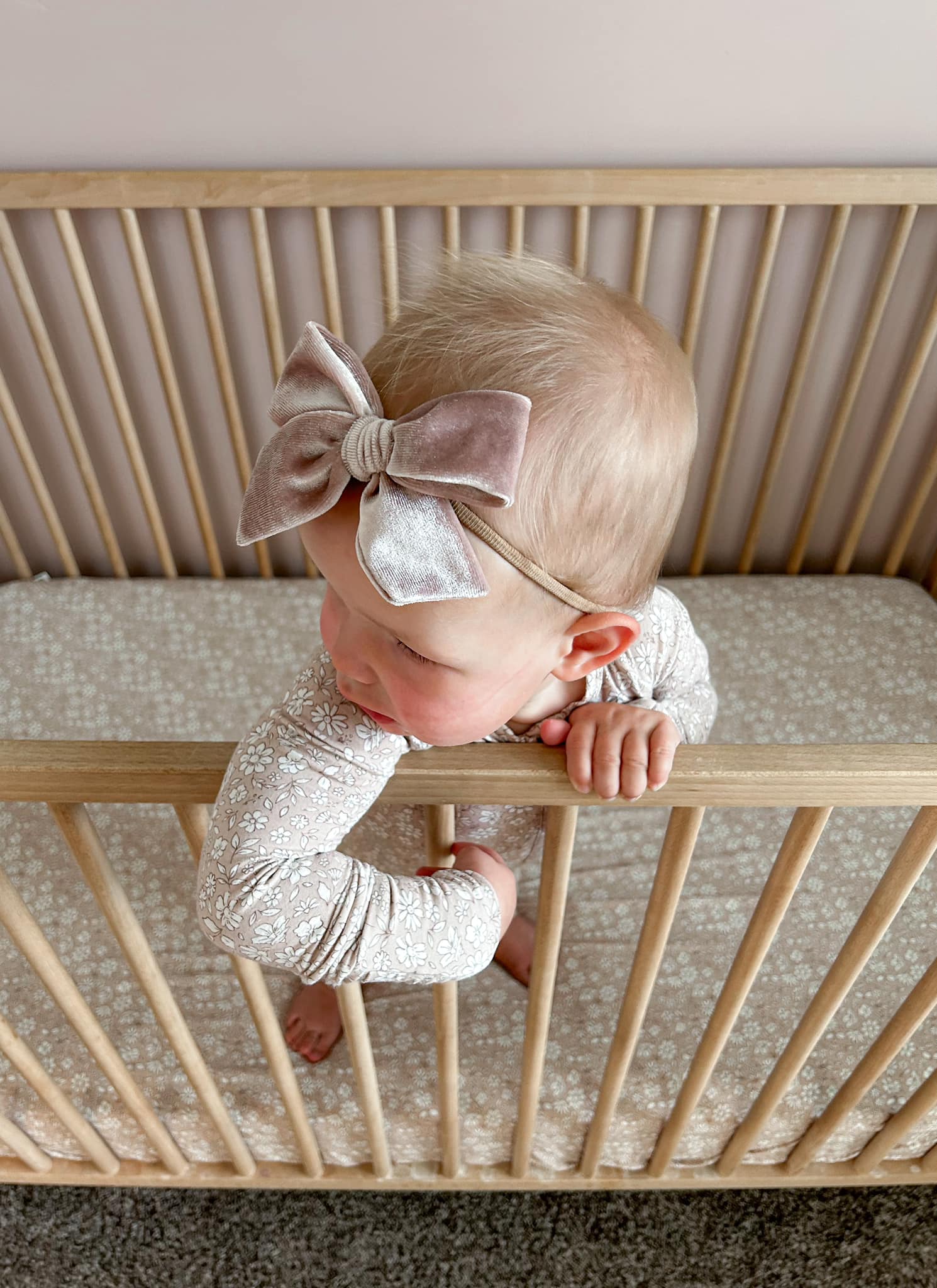 Dainty Ditsy Bamboo Crib Sheet