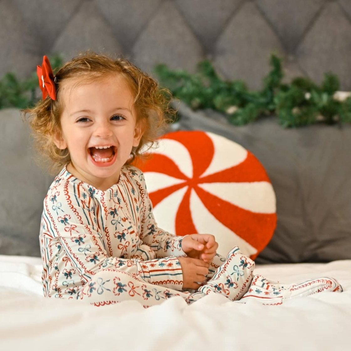 Candy Cane Lane Zippy Romper