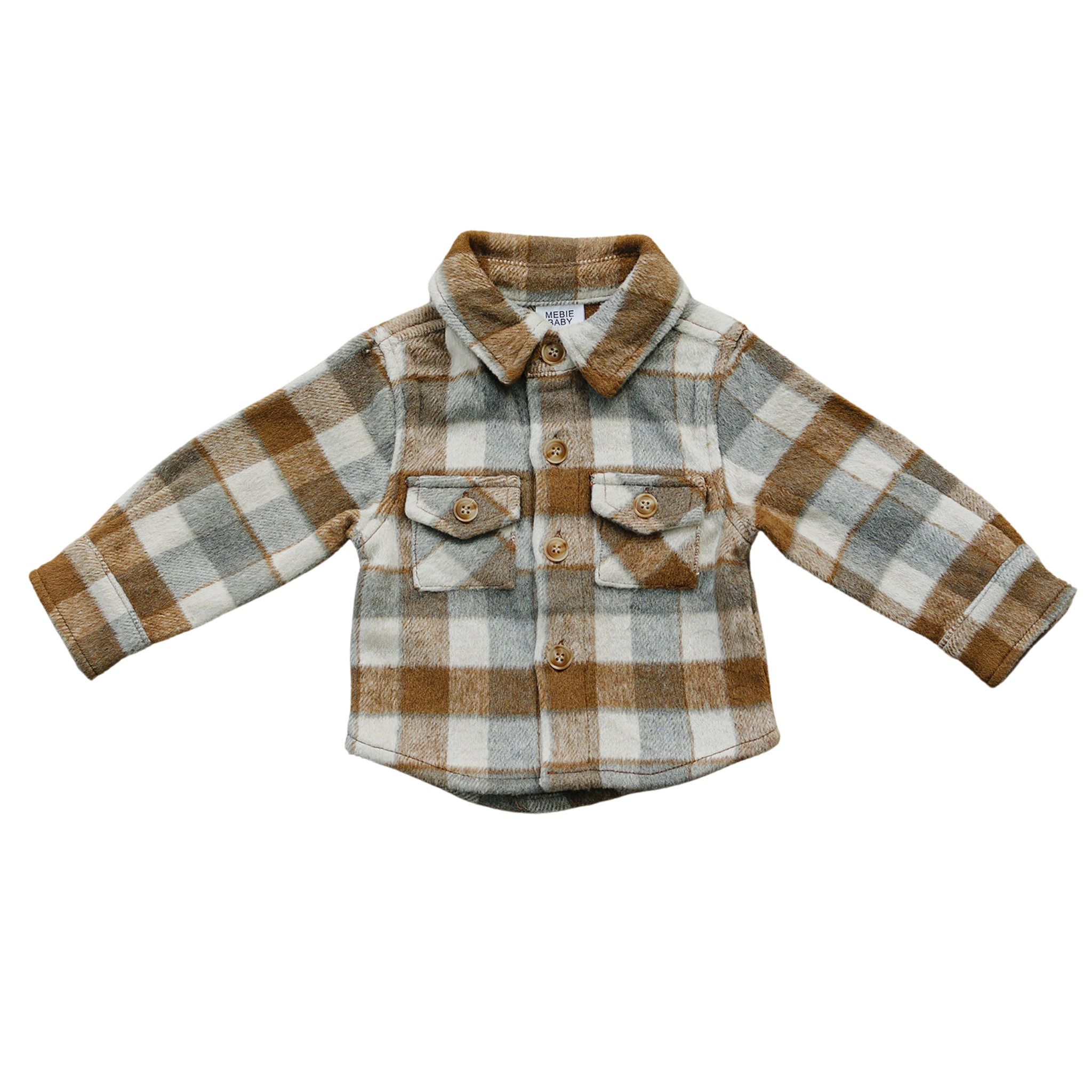 Fall Flannel Shacket  Mebie Baby   