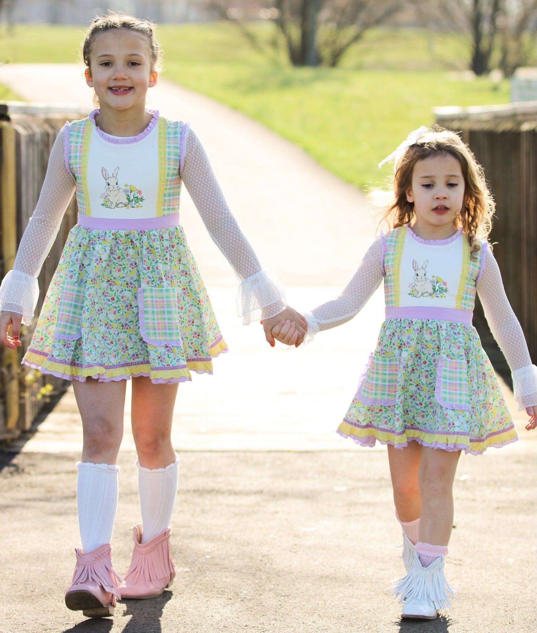 Bunny Blossom Tunic Set