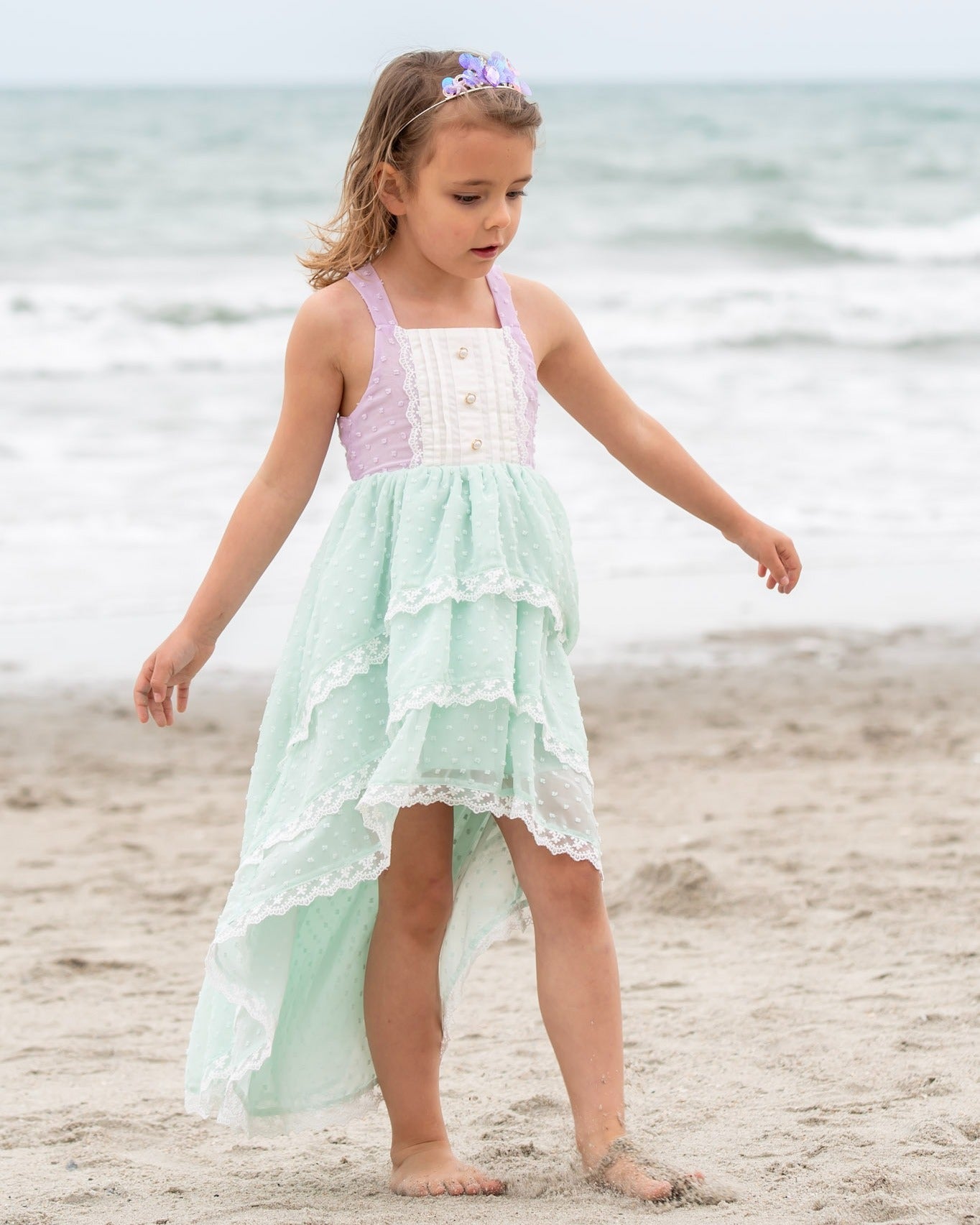 Serenity Seas Hi-Lo Dress