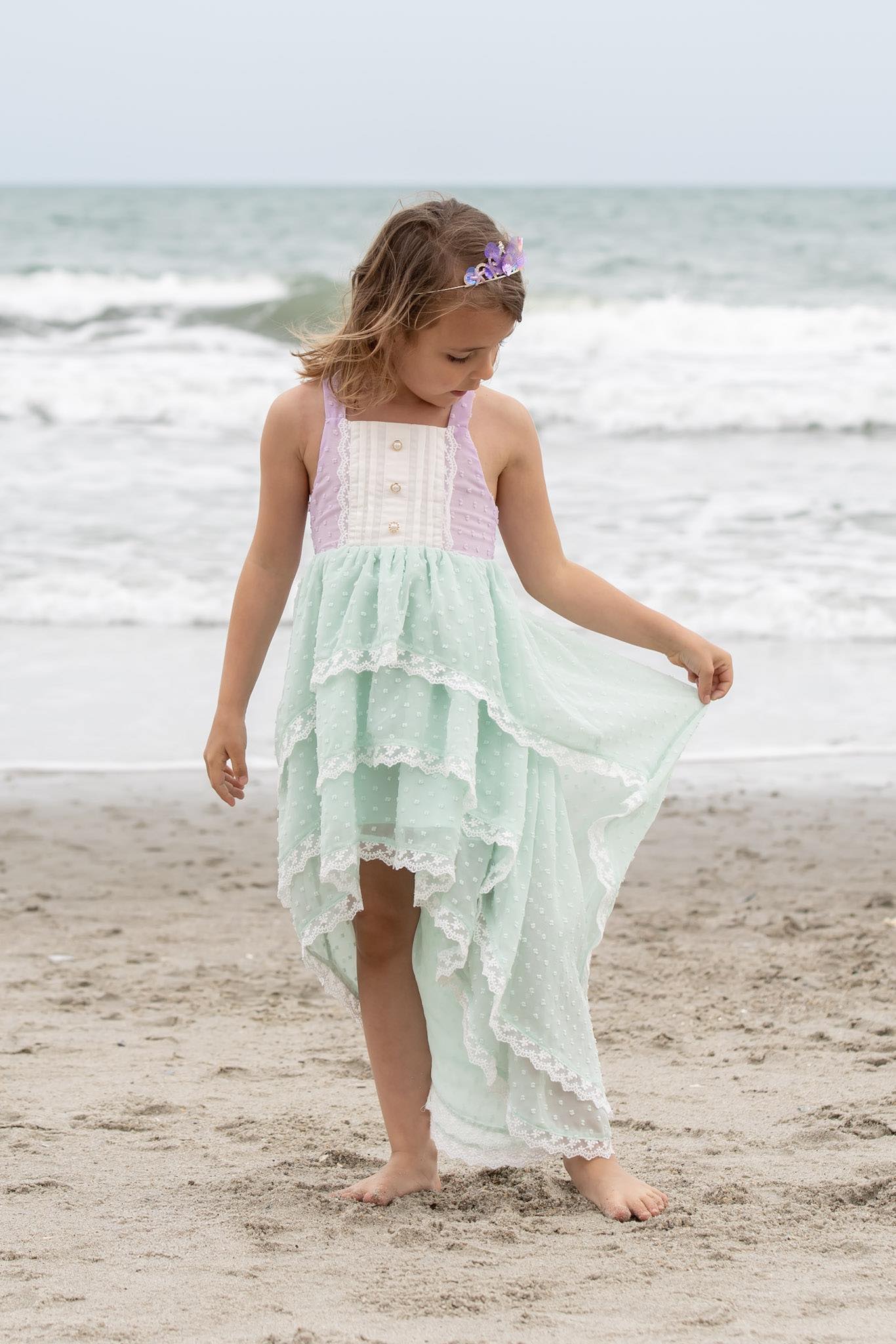 Serenity Seas Hi-Lo Dress