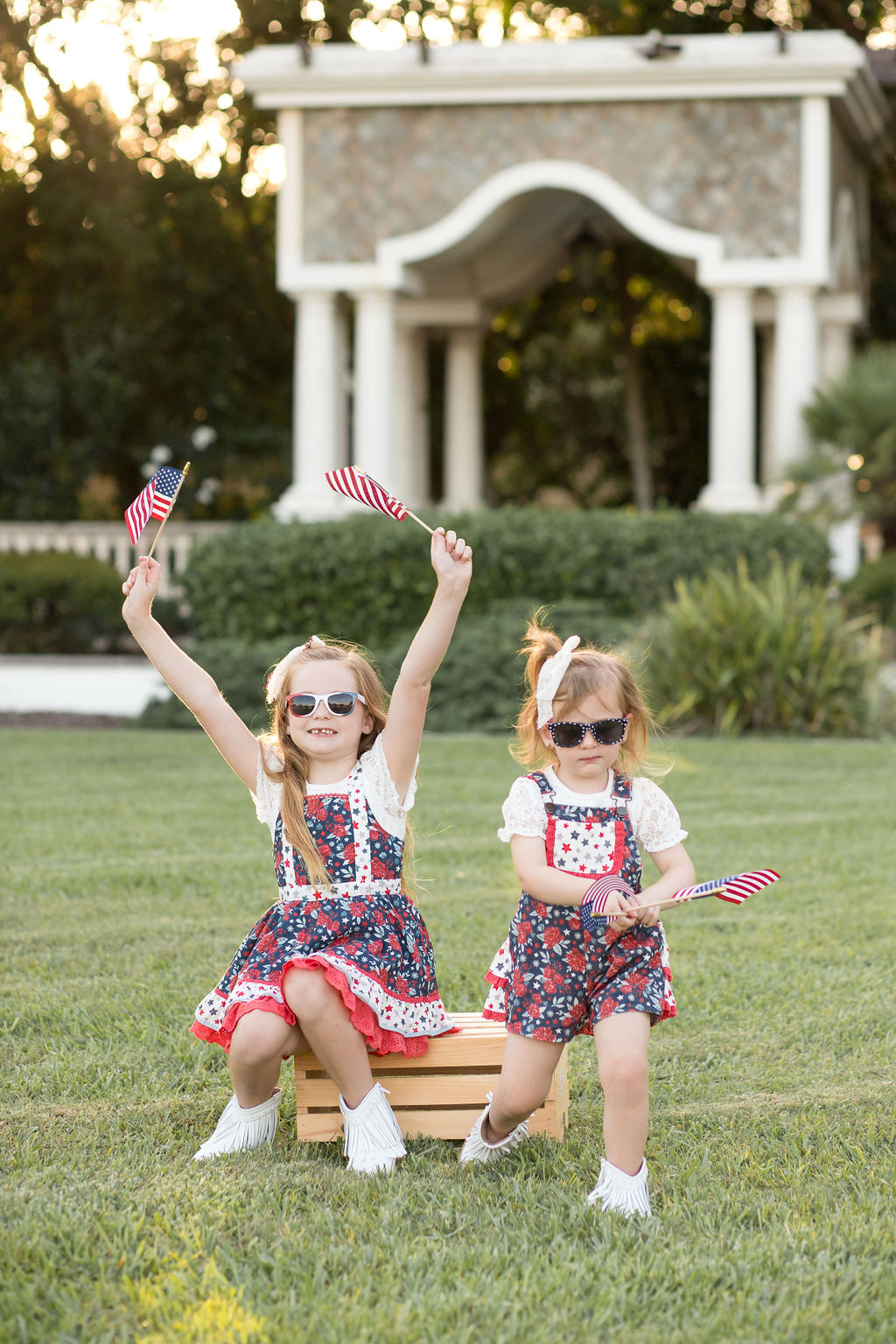 Liberty Blooms Overalls