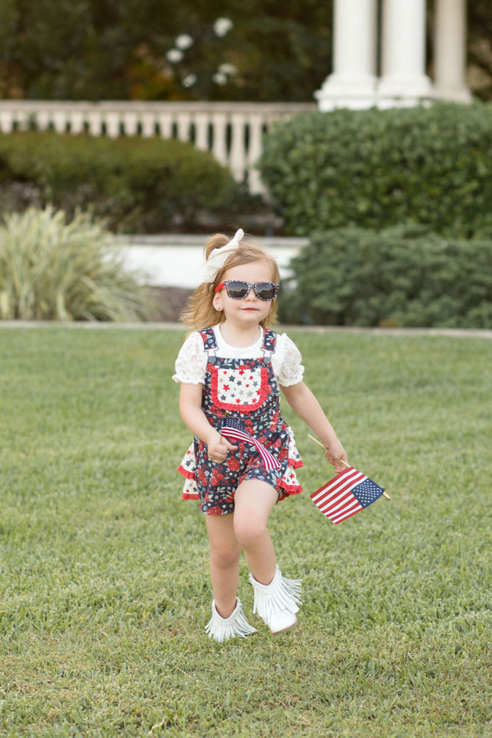 Liberty Blooms Overalls