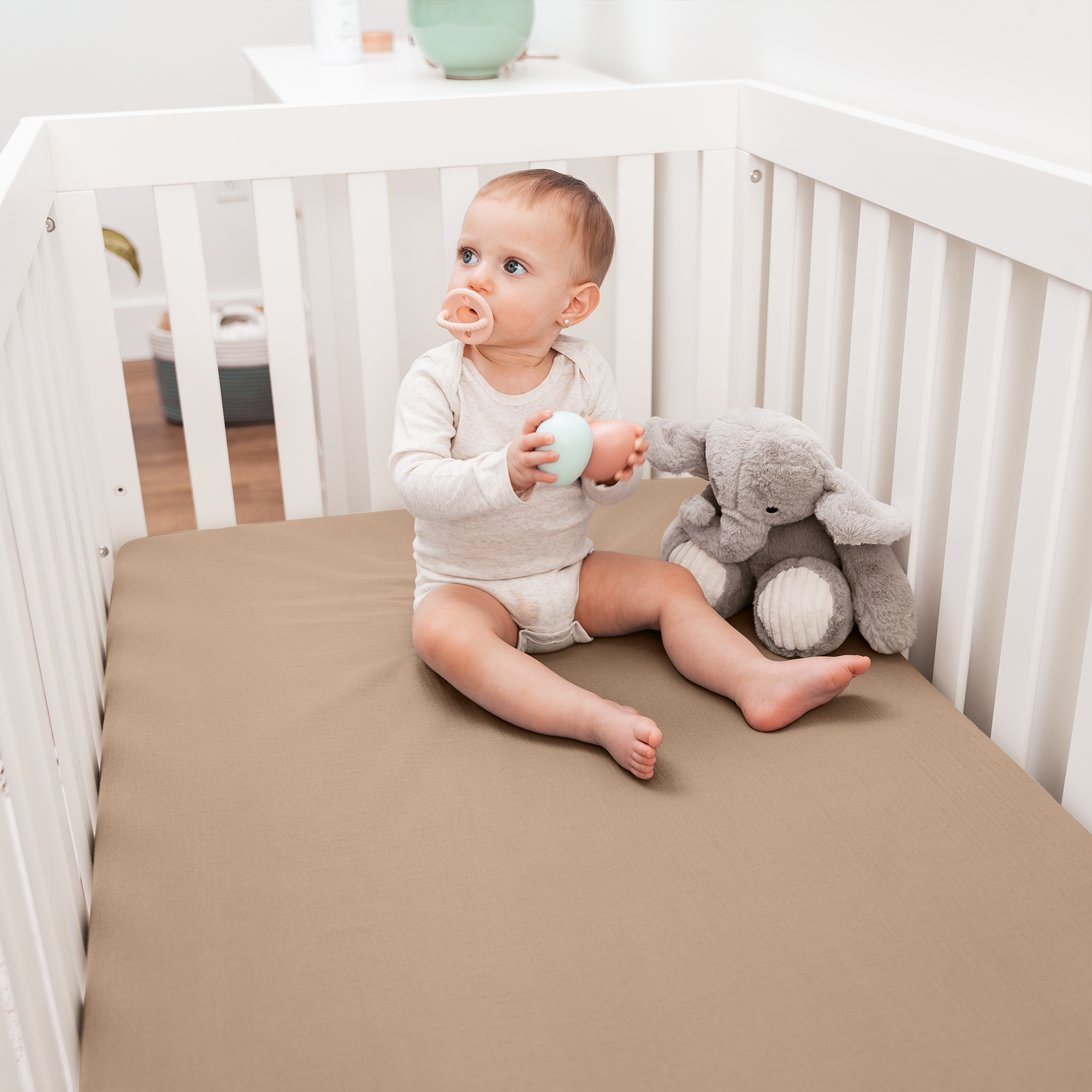 Muslin Fitted Crib Sheet