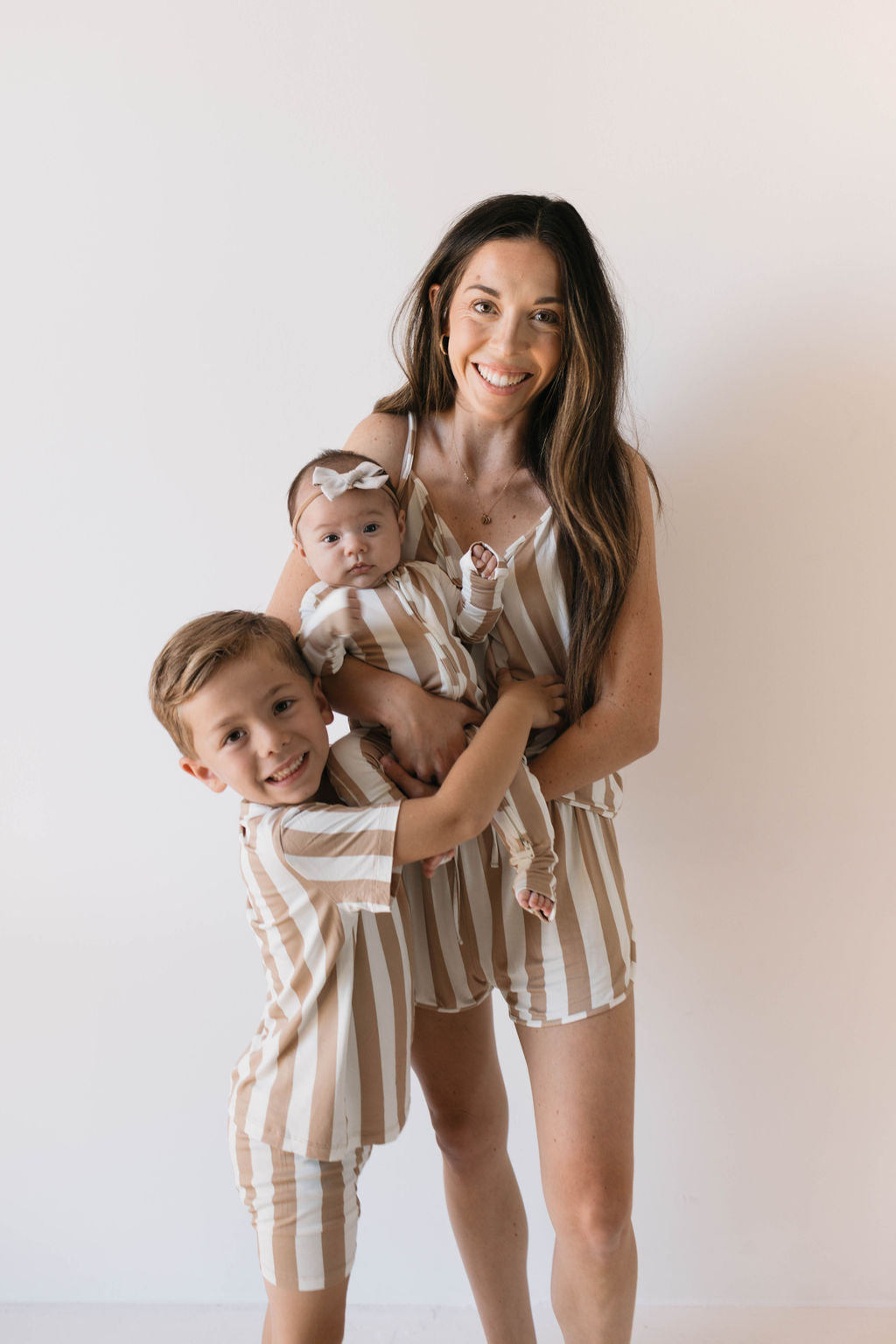 Bamboo Zip Pajamas | Kal Stripe