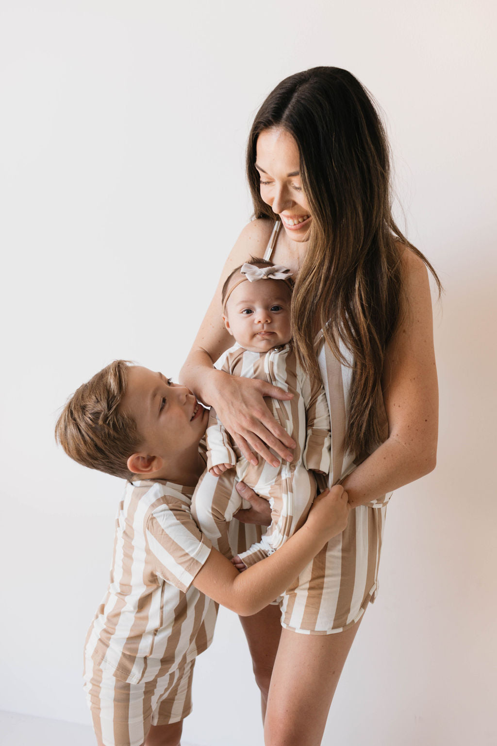 Bamboo Zip Pajamas | Kal Stripe