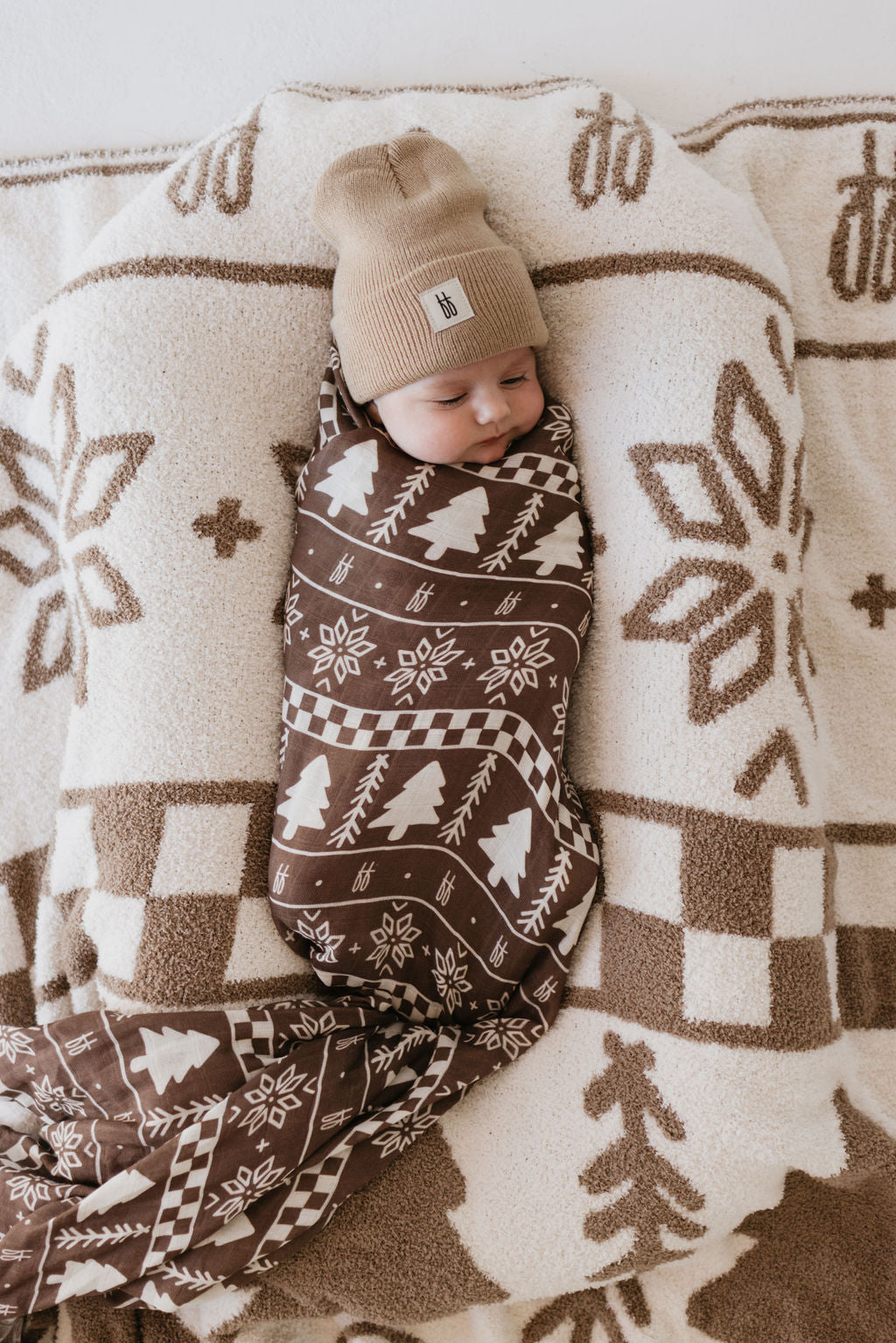 Muslin Swaddle | Forever Fair Isle