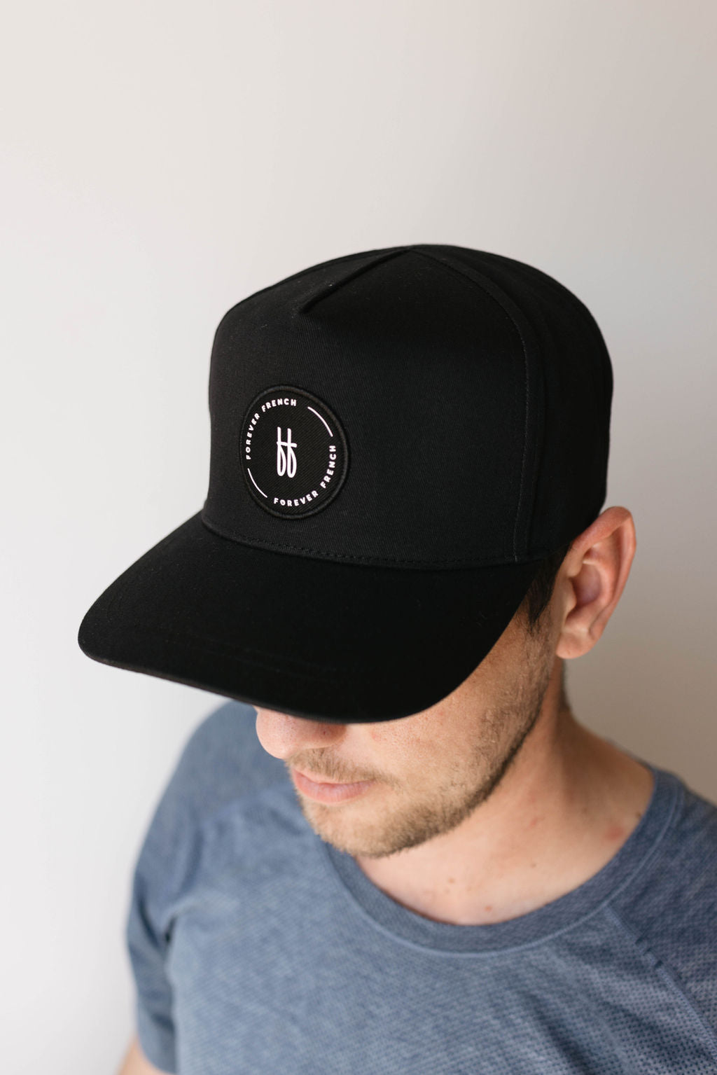 Adult Trucker Hat | Black hat forever french baby   