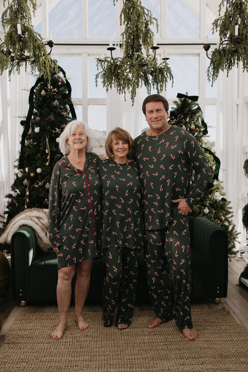 Men's Bamboo Pajamas | Candy Cane Lane 2024