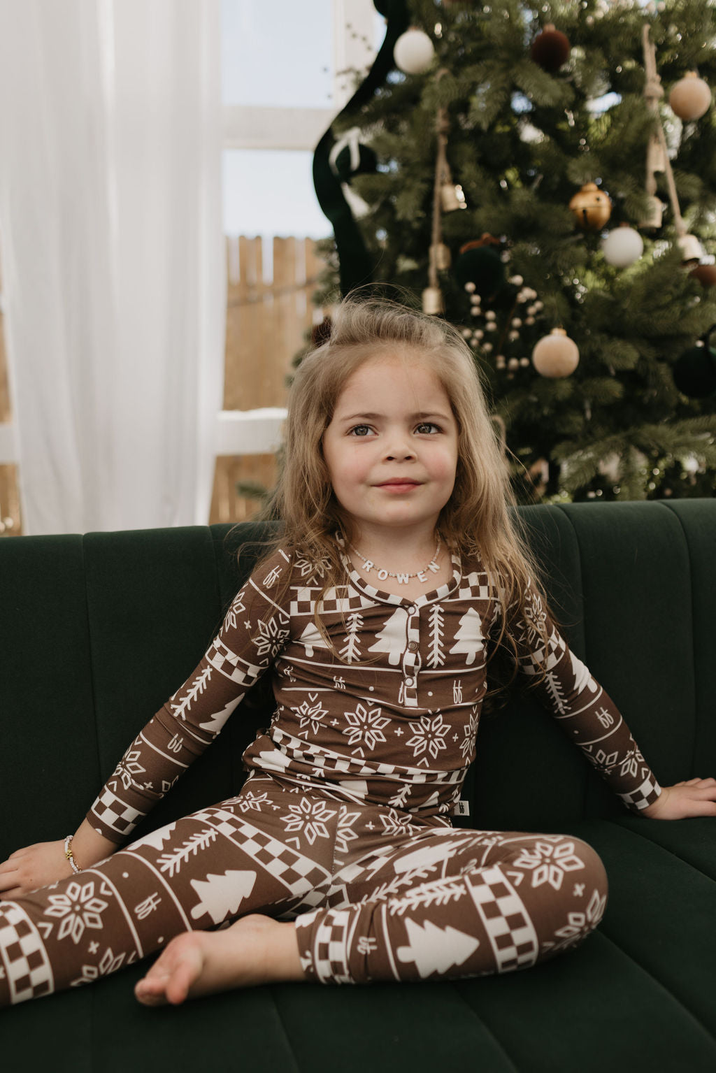 Bamboo Two Piece Pajamas | Forever Fair Isle