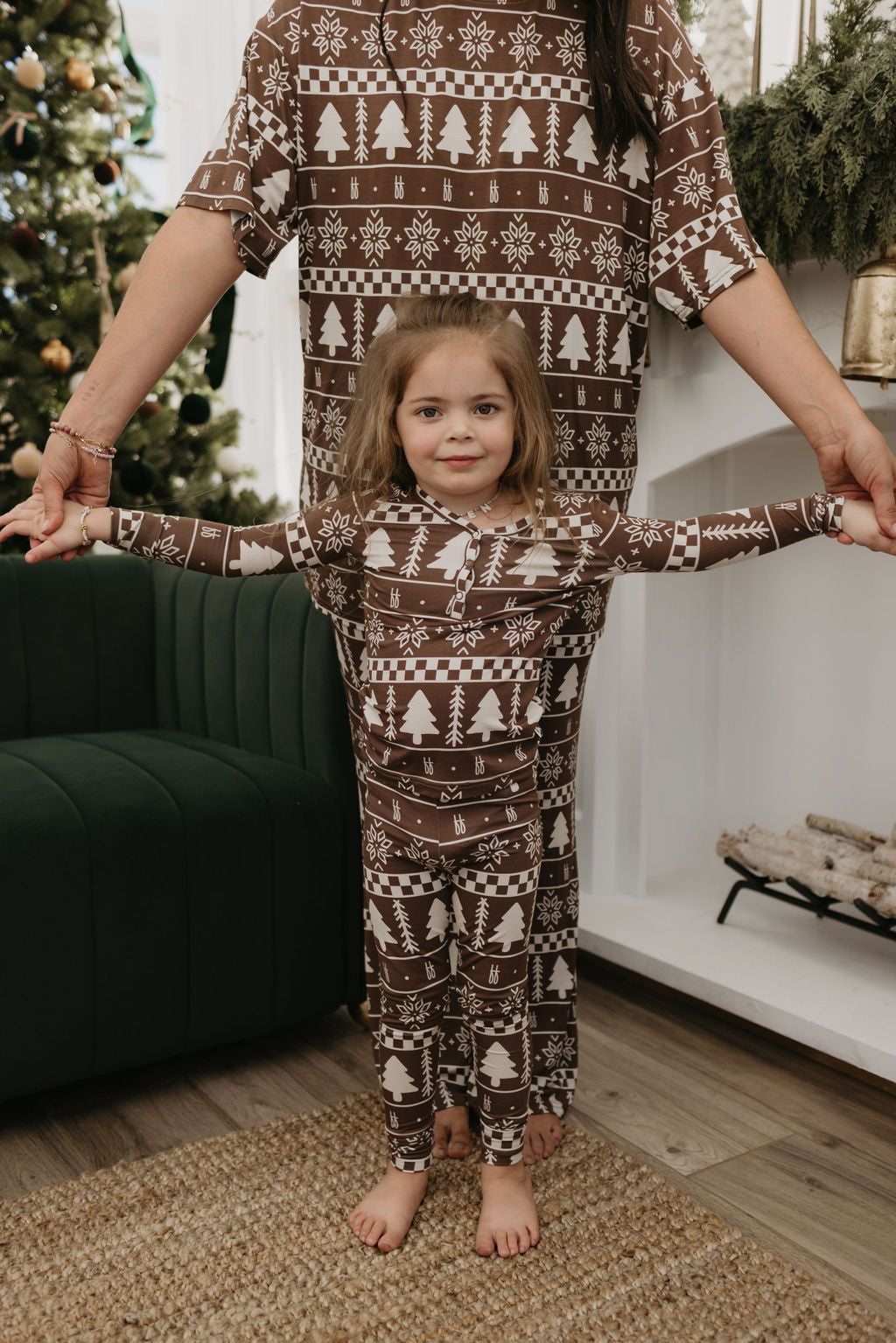 Short Sleeve Women's Bamboo Pajamas | Forever Fair Isle