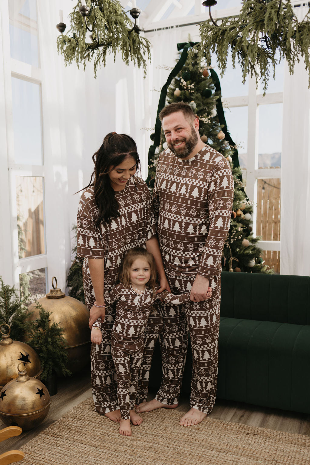 Short Sleeve Women's Bamboo Pajamas | Forever Fair Isle