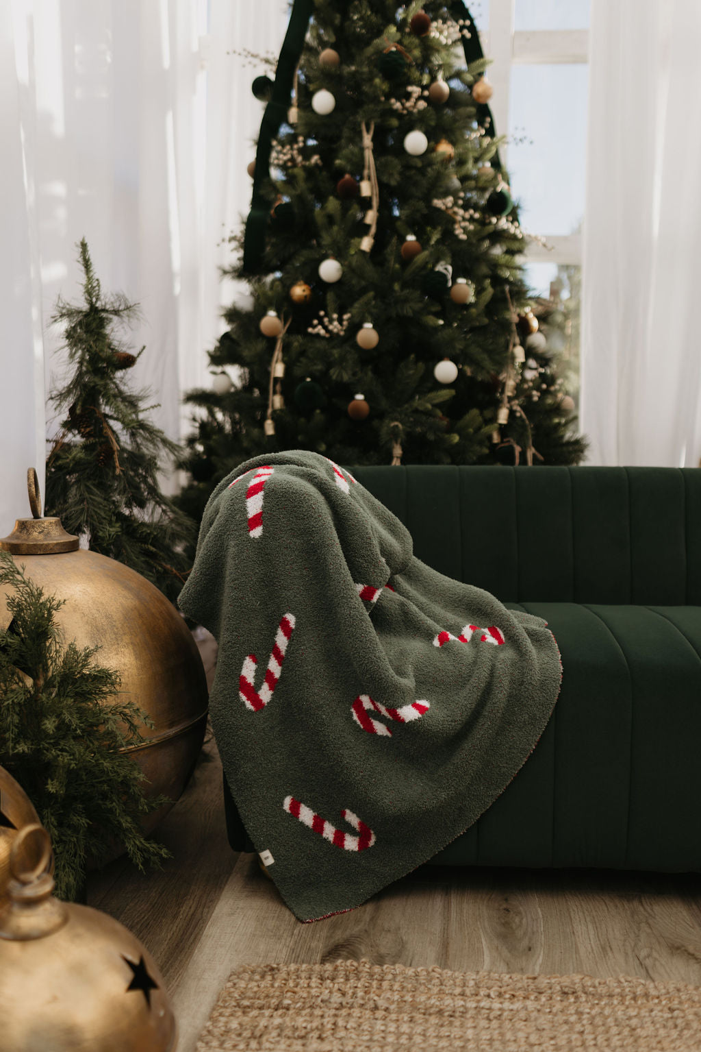 Plush Blanket | Candy Cane Lane