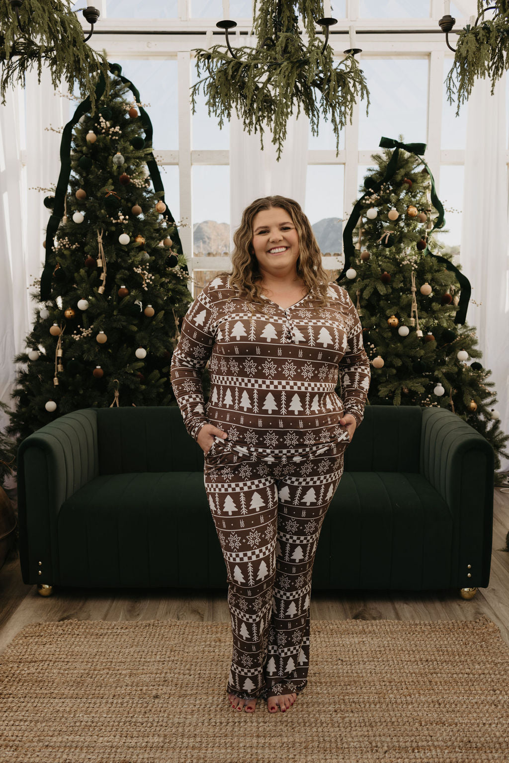 Women's Bamboo Pajamas | Forever Fair Isle