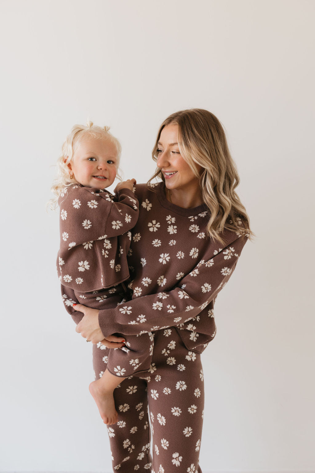 Women's Knit Pant Set | Midnight Meadow