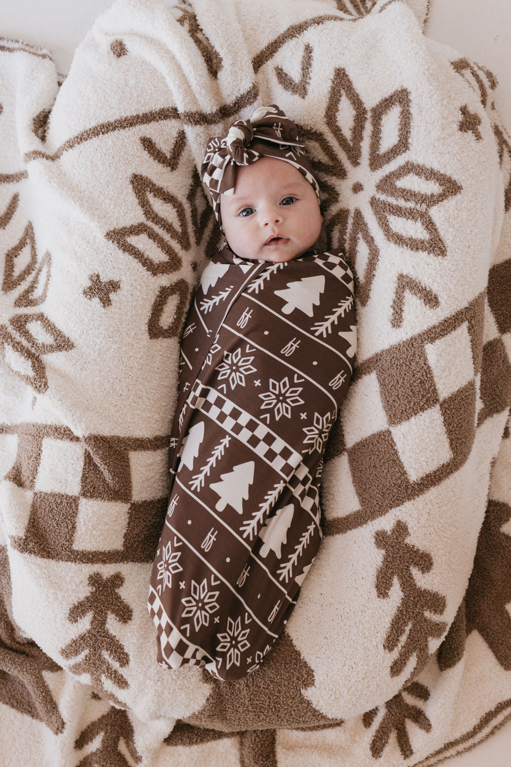 Bamboo Swaddle | Forever Fair Isle