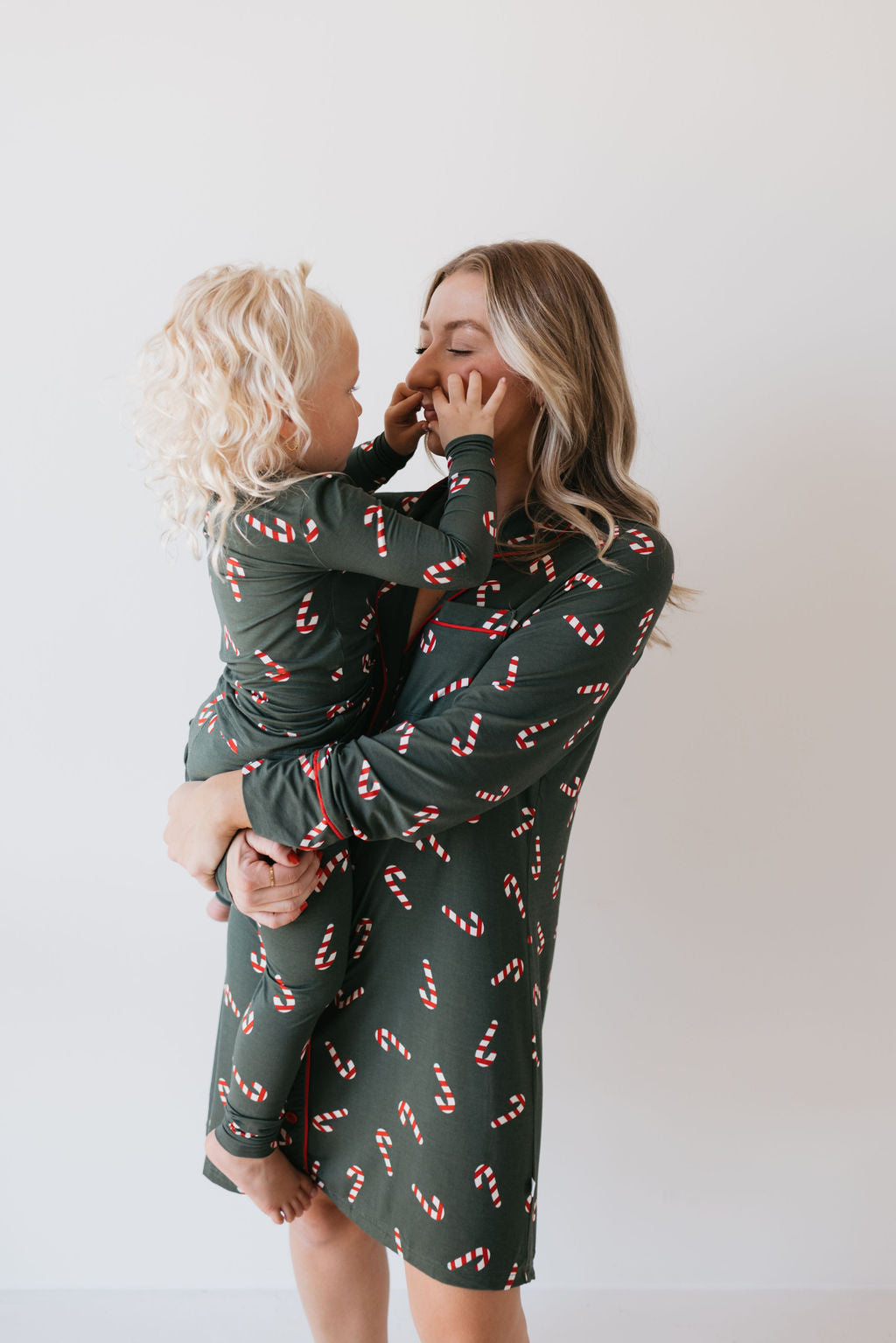 Bamboo Two Piece Pajamas | Candy Cane Lane