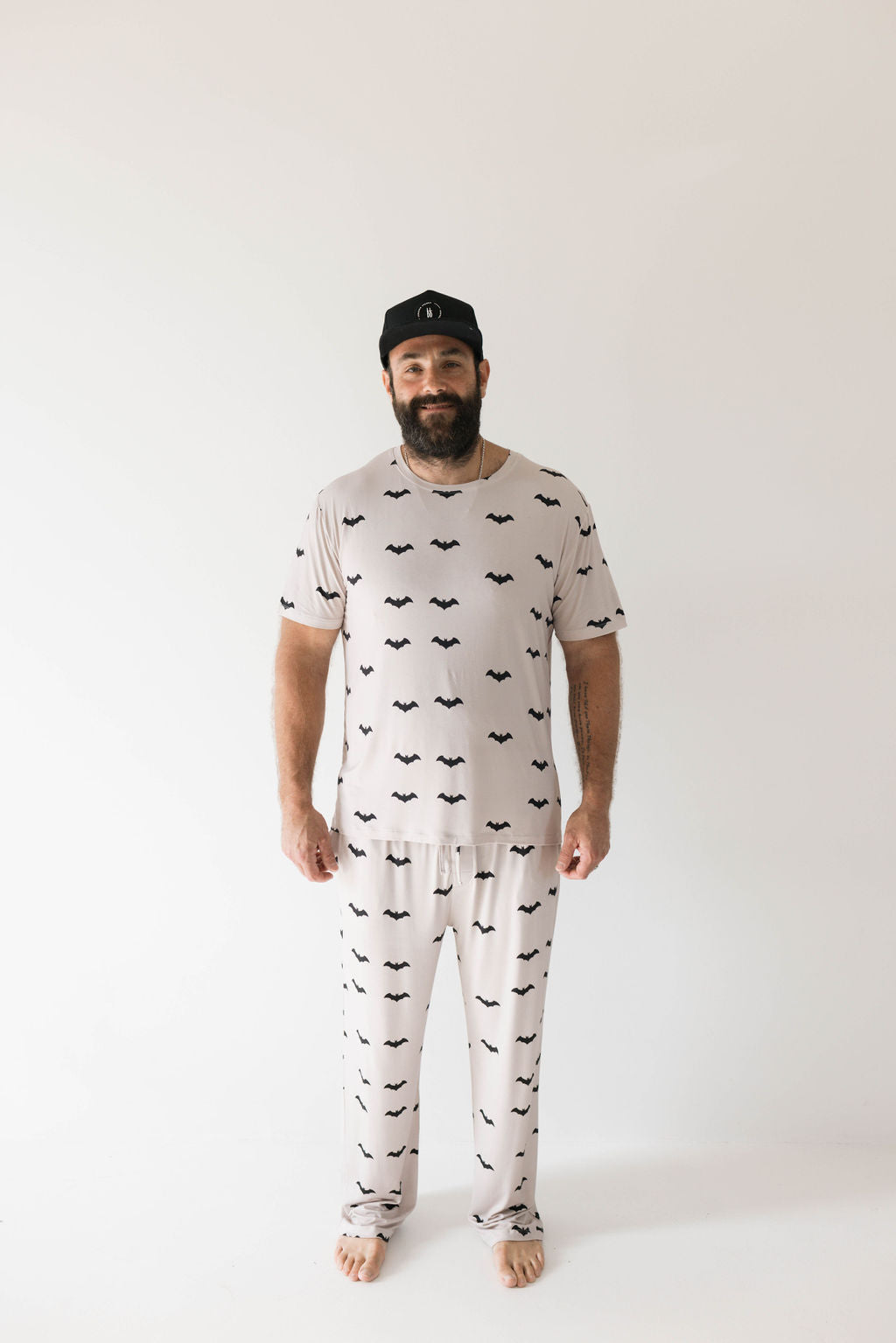 Adult Bamboo Short Sleeve Pajamas | It's Bats!  forever french baby   