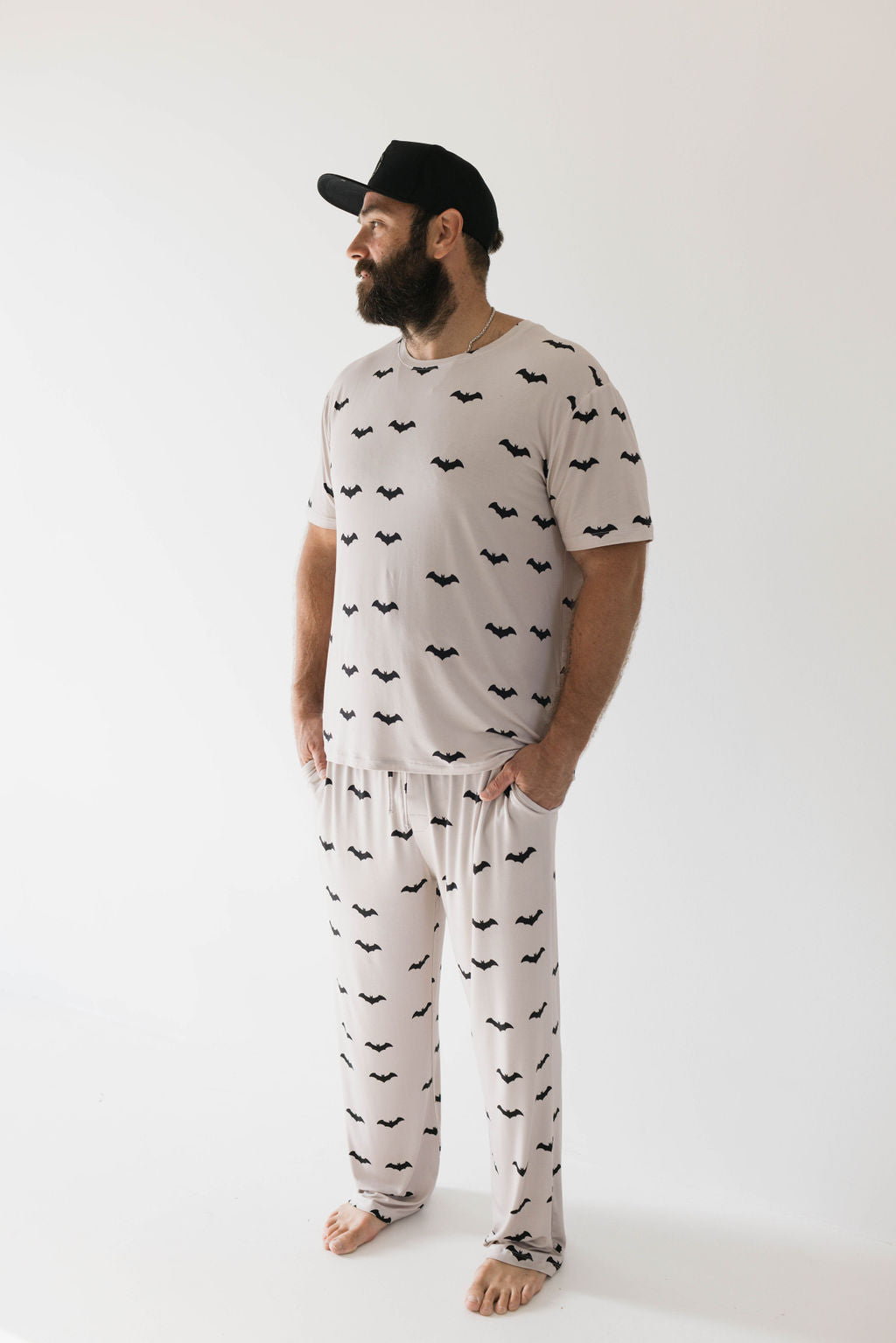 Adult Bamboo Short Sleeve Pajamas | It's Bats!  forever french baby   