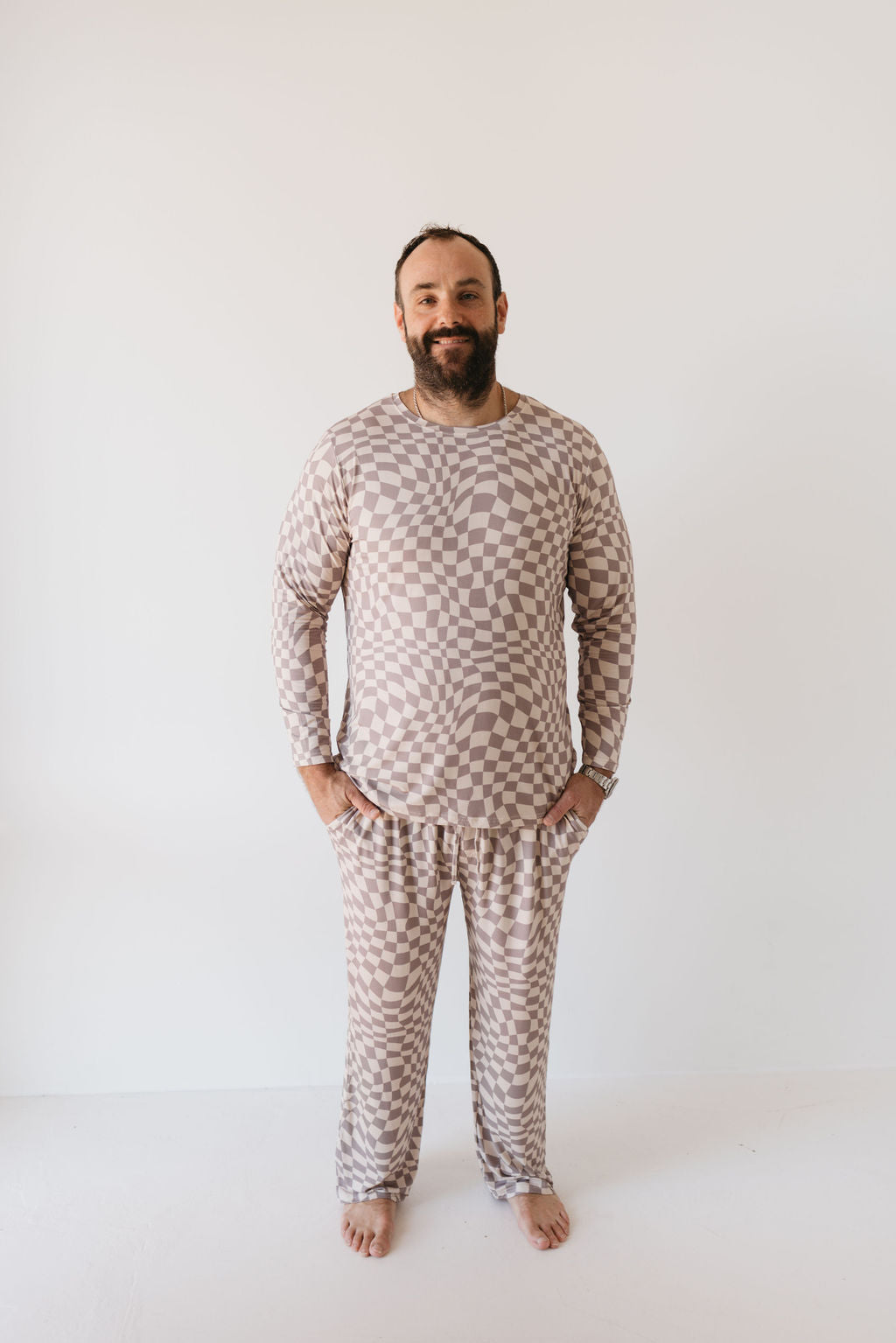 Men's Bamboo Pajamas | Smokey Wave