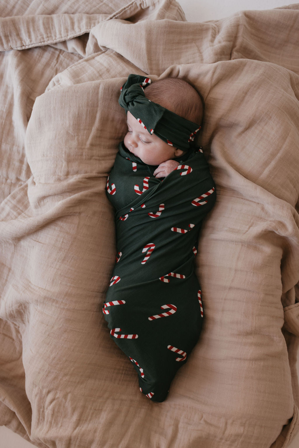 Bamboo Swaddle | Candy Cane Lane