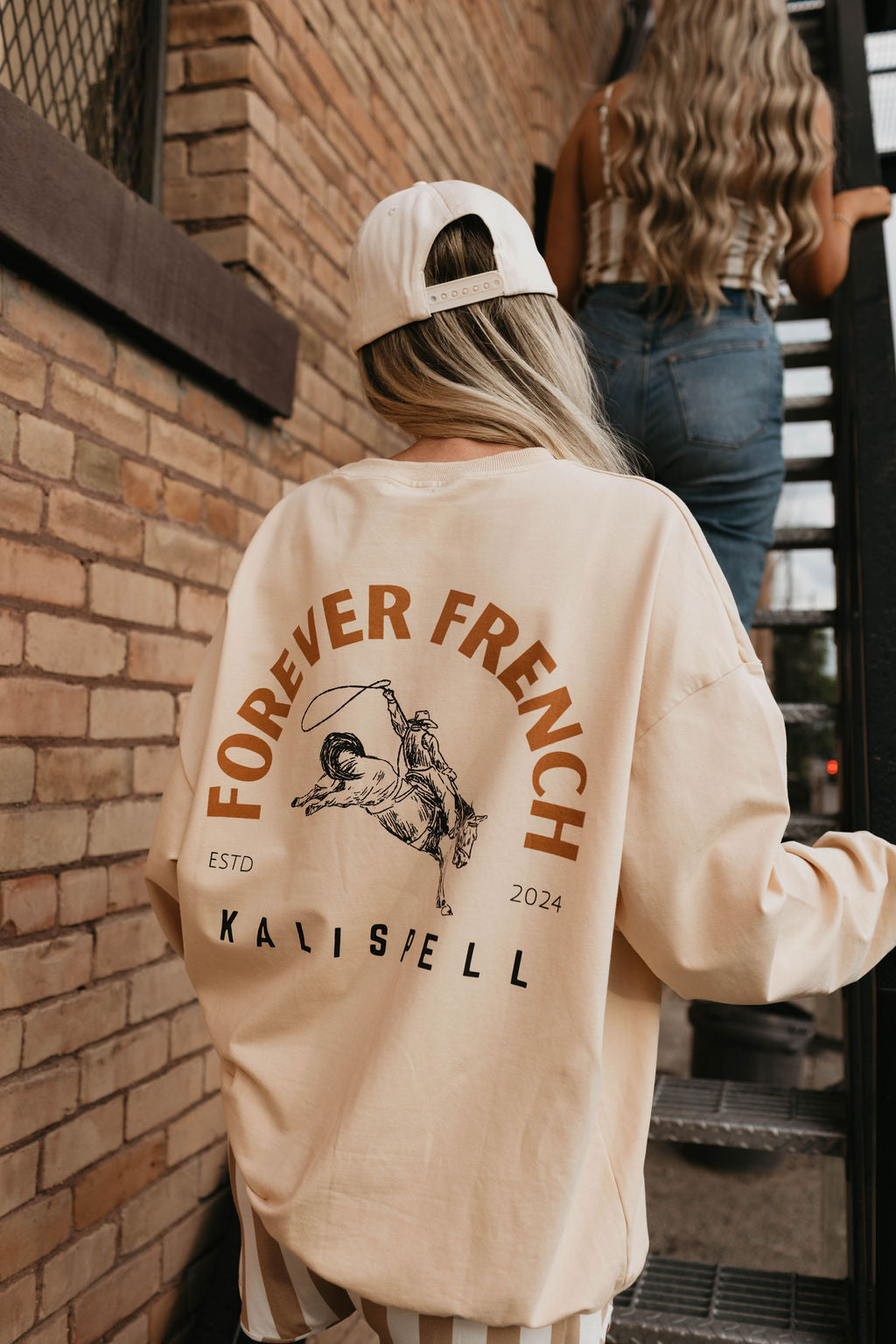 Adult Sweatshirt | Kalispell  forever french baby   