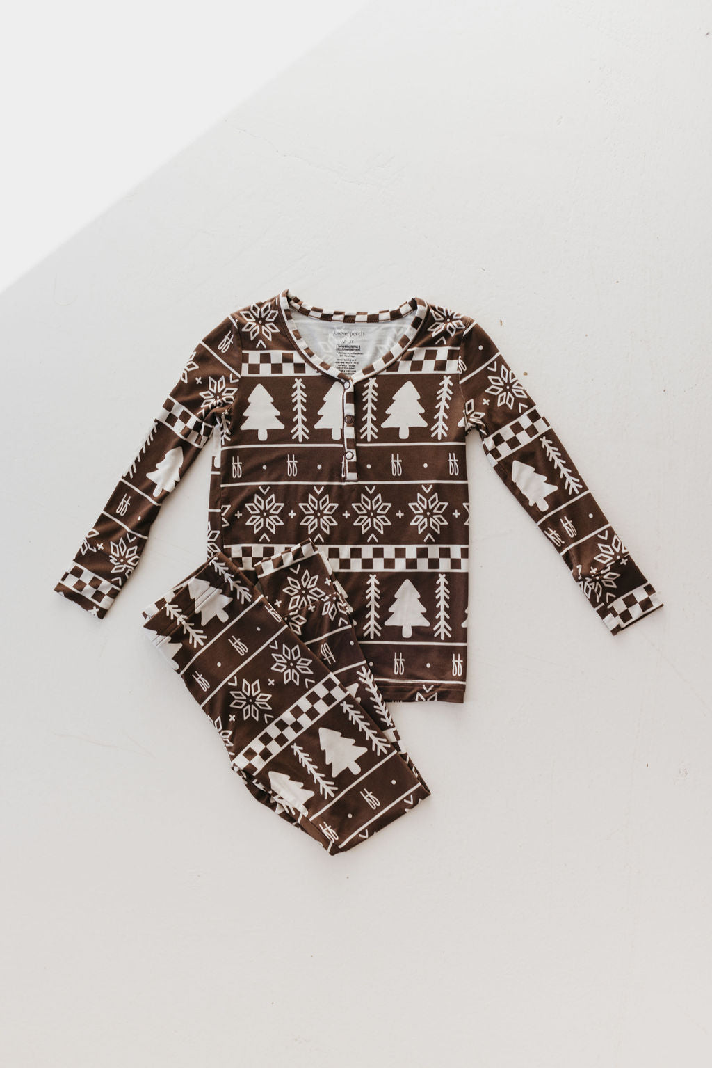 Bamboo Two Piece Pajamas | Forever Fair Isle