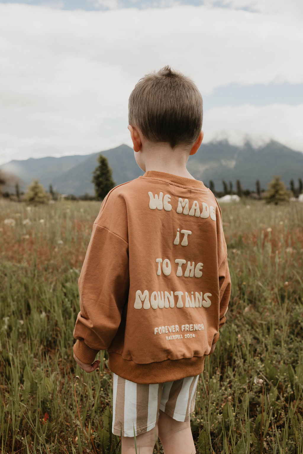 Children's Sweatshirt | Made It to The Mountains