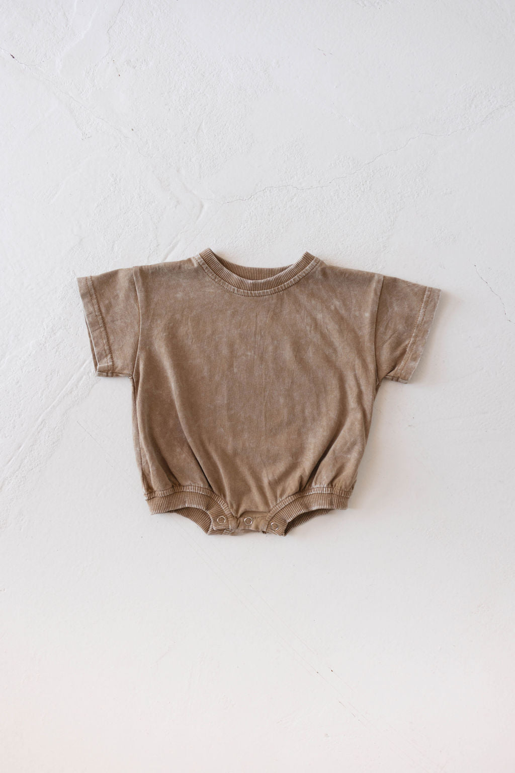 Baby Romper | Vintage Washed Espresso Romper forever french baby Newborn  