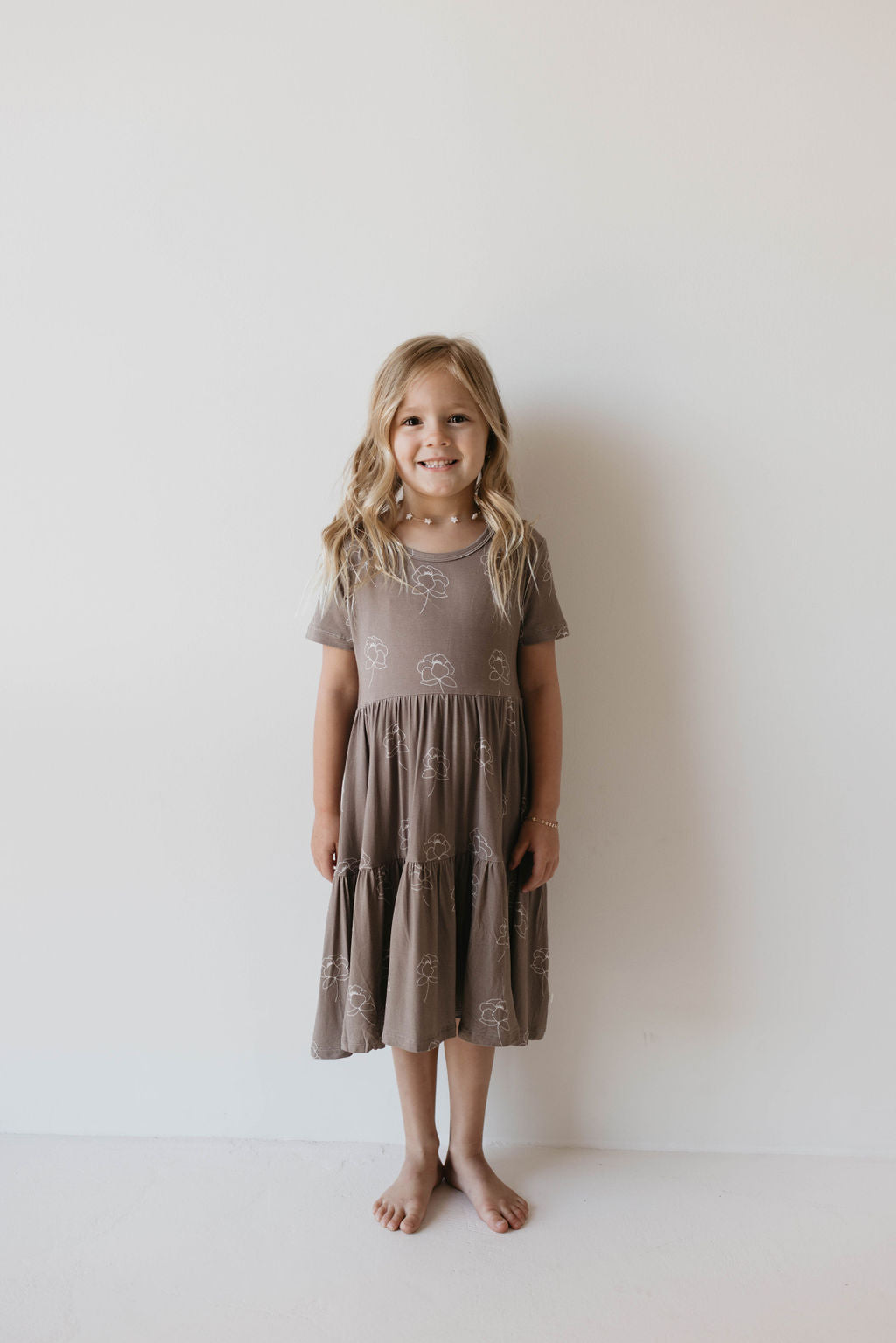 Bamboo Dress | Sweet Dreams Floral Multi Tier Dress dress forever french baby   