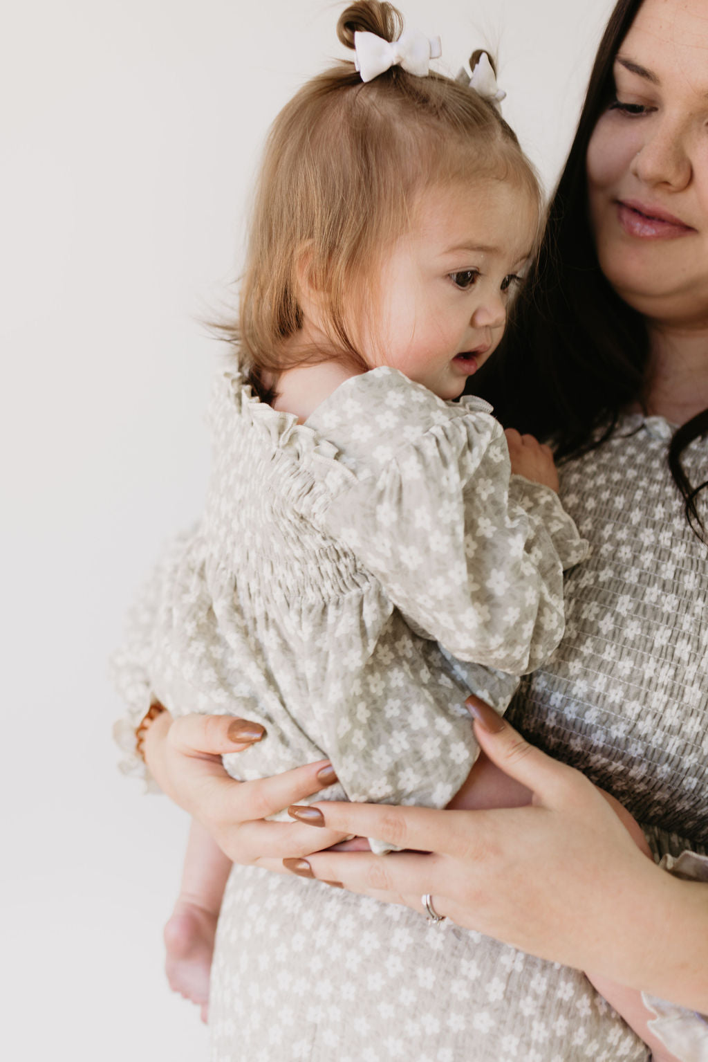 Adult Dress | French Gray Floral