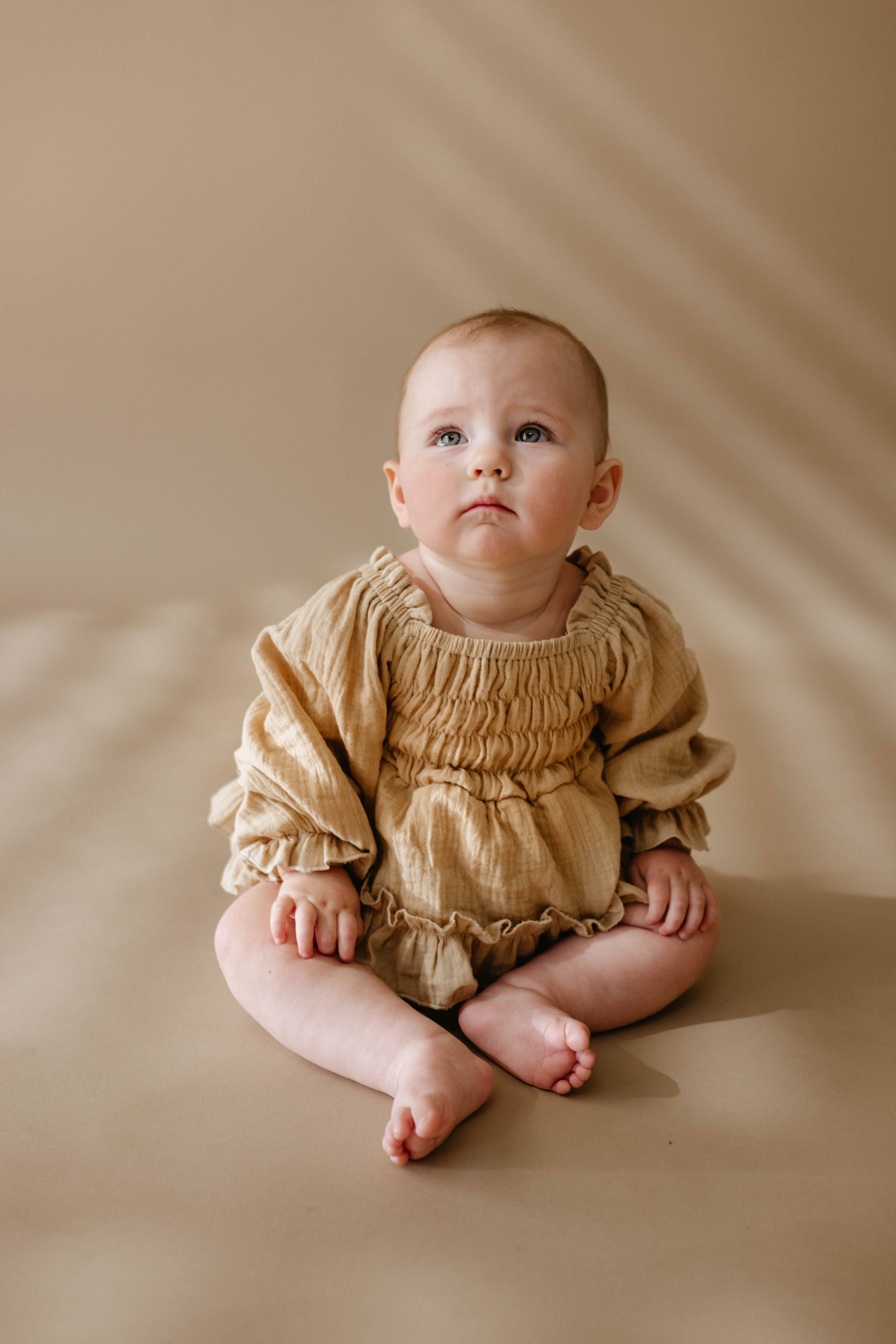 Ruffle Romper | Golden Hour