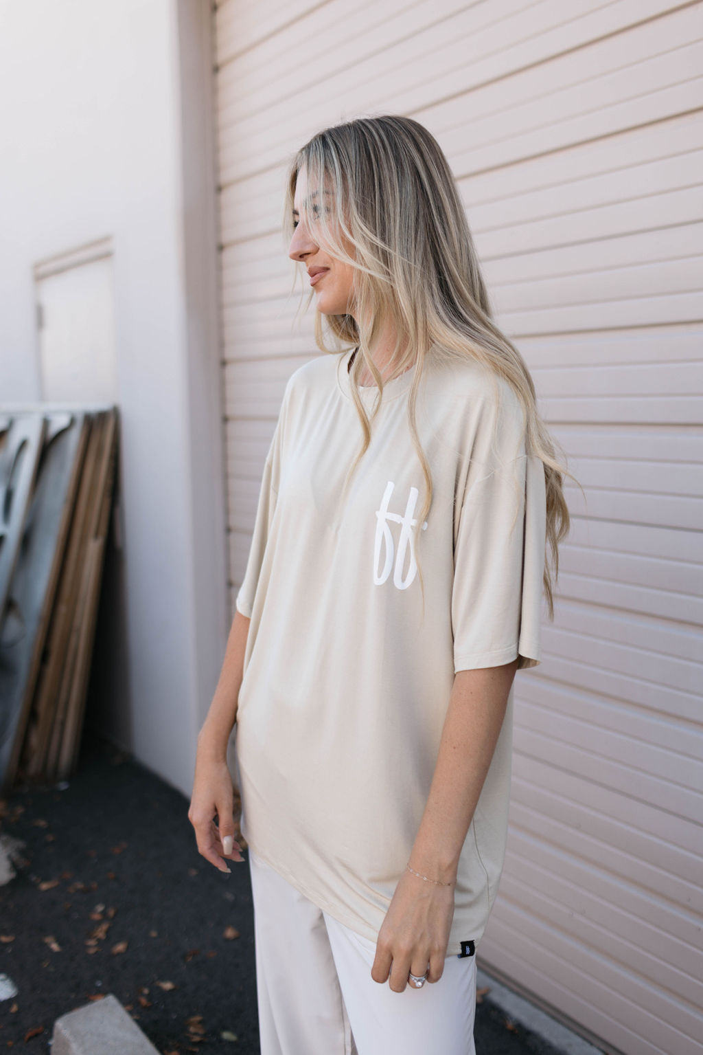 Adult Bamboo Tee | Tan ff T-Shirt forever french baby   