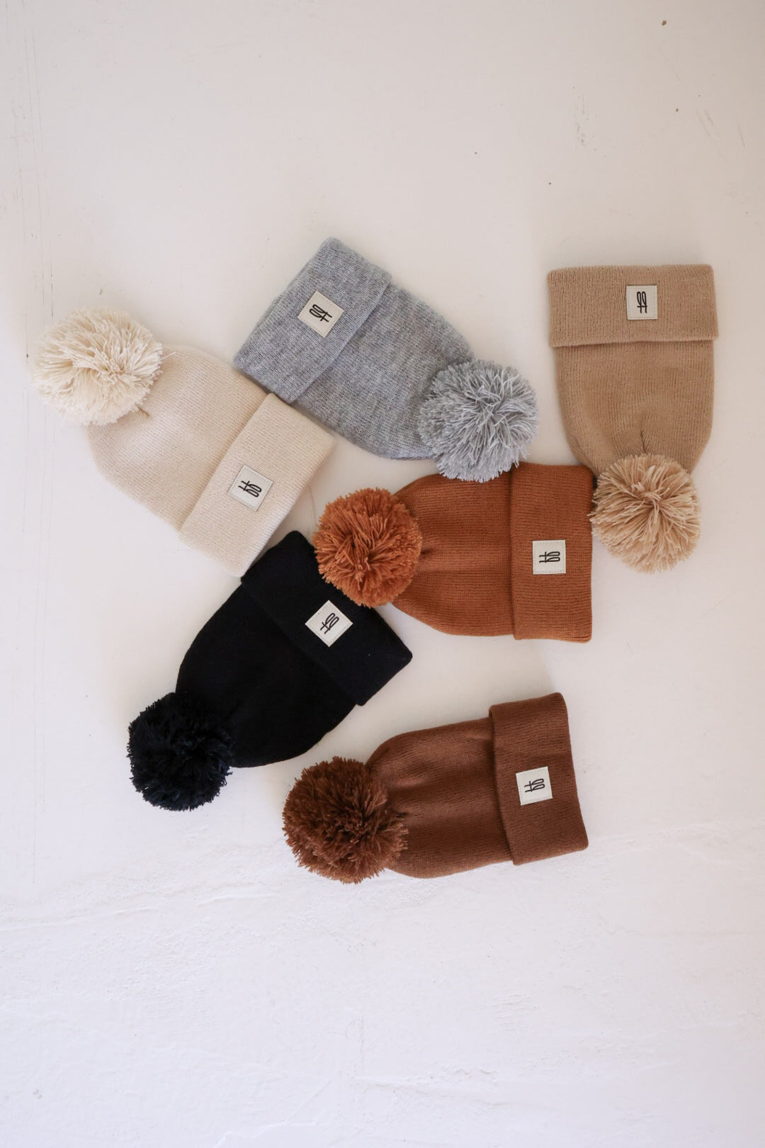 ff Knit Pom Top Beanie | Rust