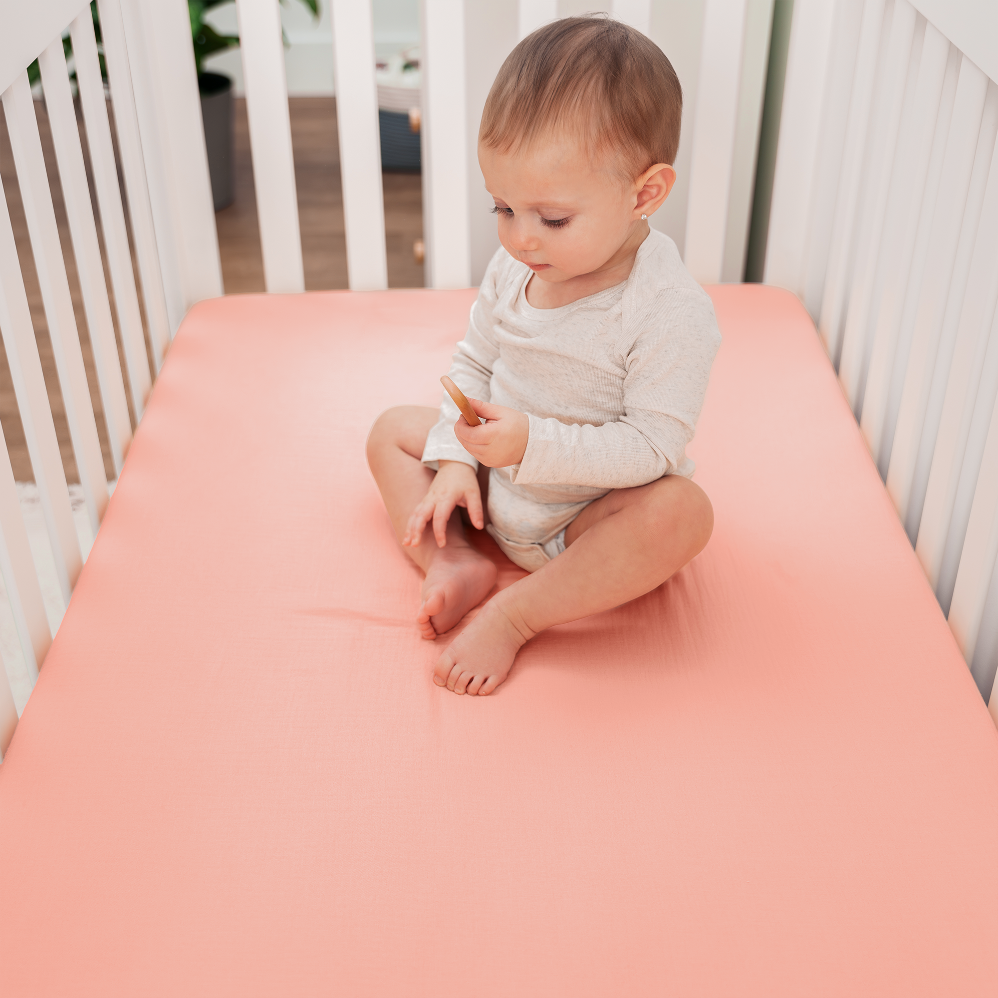 Muslin Fitted Crib Sheet by Comfy Cubs