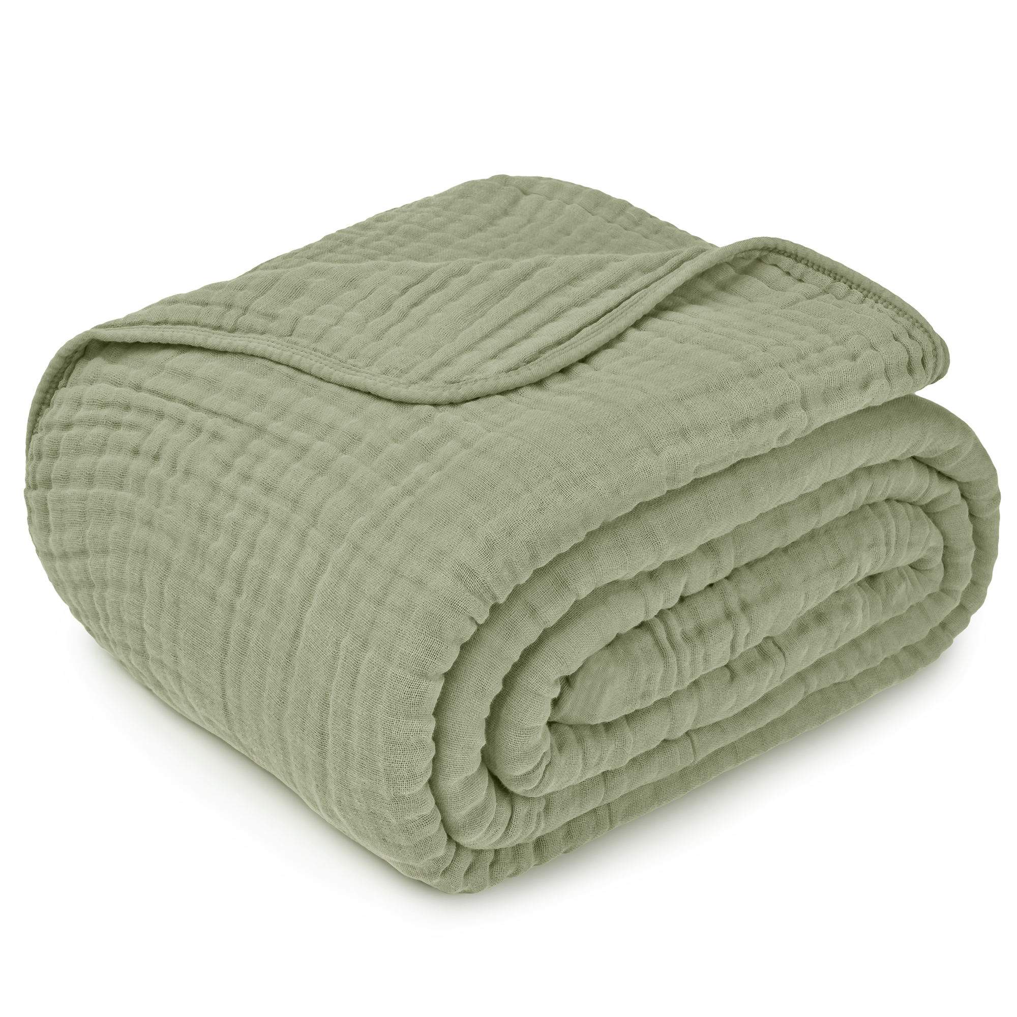 Adult Muslin Blanket by Comfy Cubs in Sage