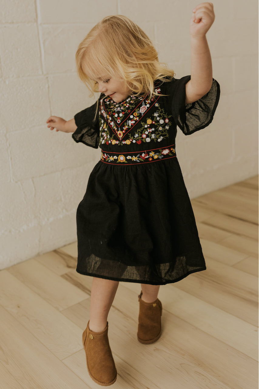 Mini DeMille Embroidery Dress