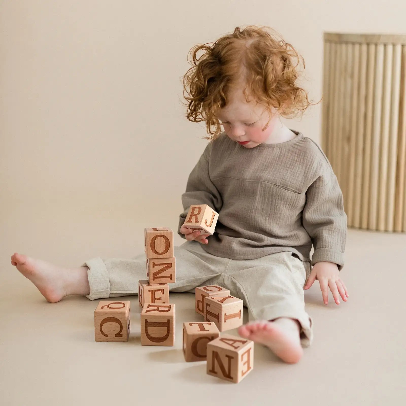 Tiny Land® Wooden Alphabet Blocks wooden toys Tiny Land   