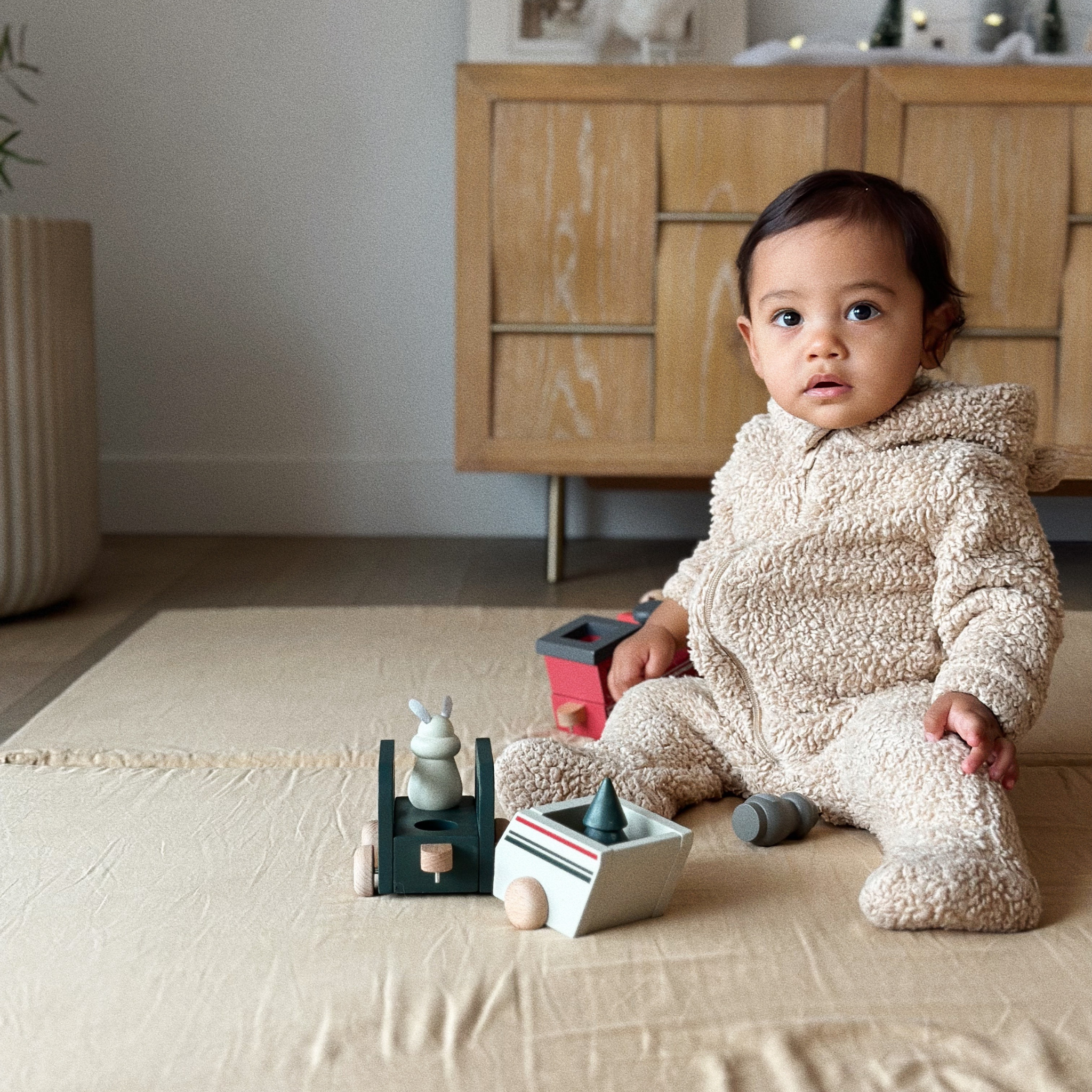 Cloud + Sandcastle Mat